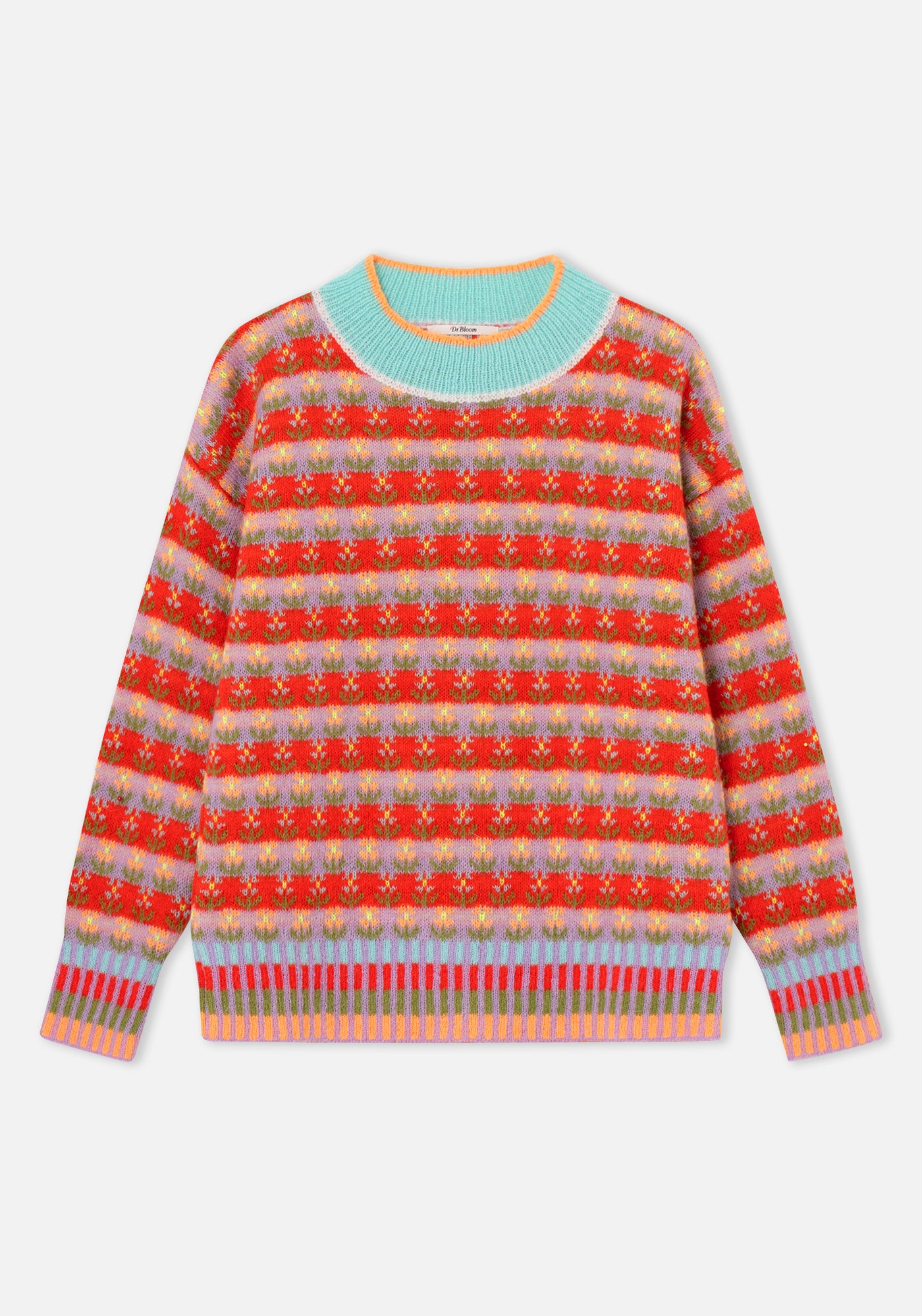 Red Blossom Sweater