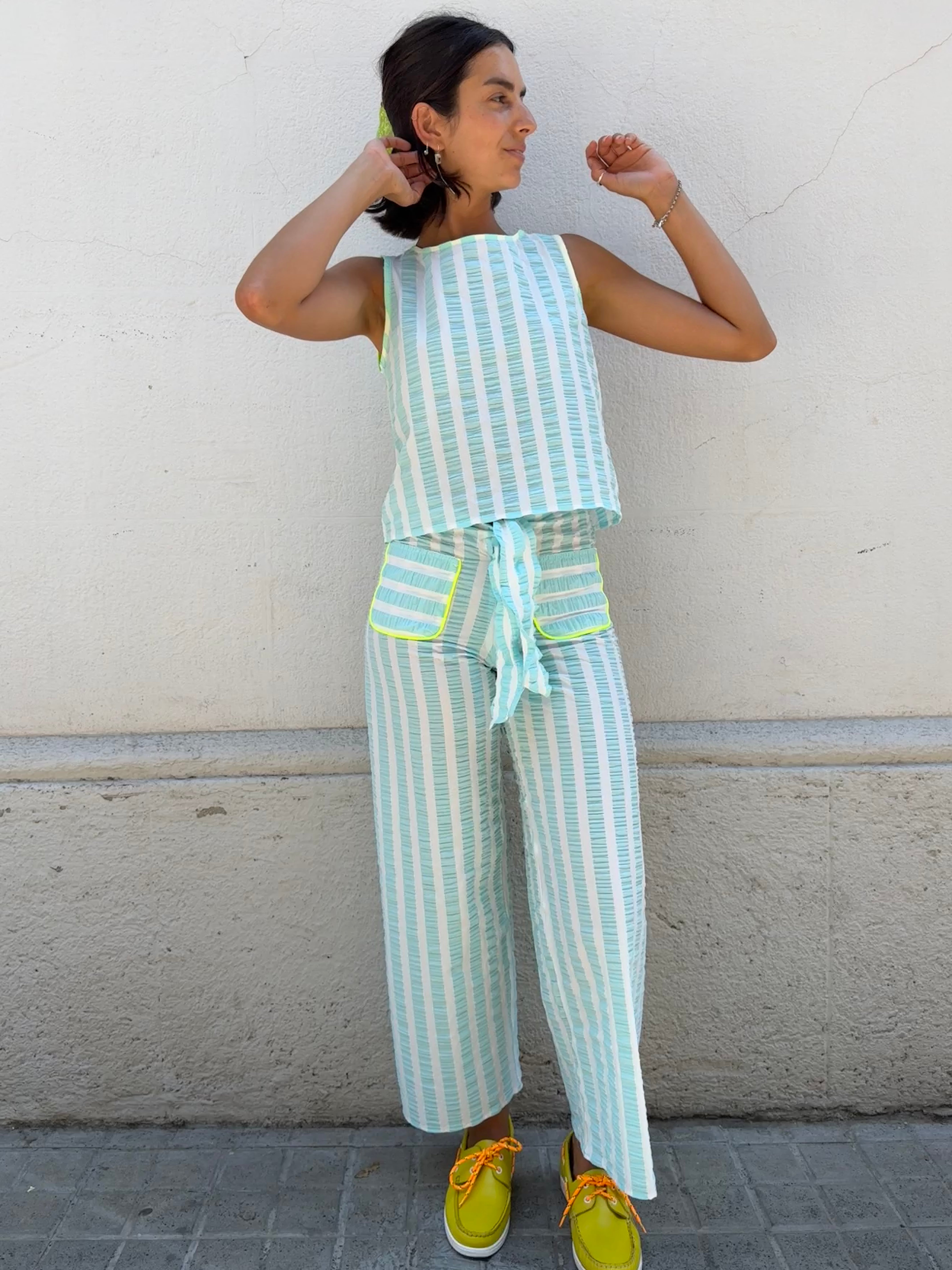 Aqua Stripes Ana Body
