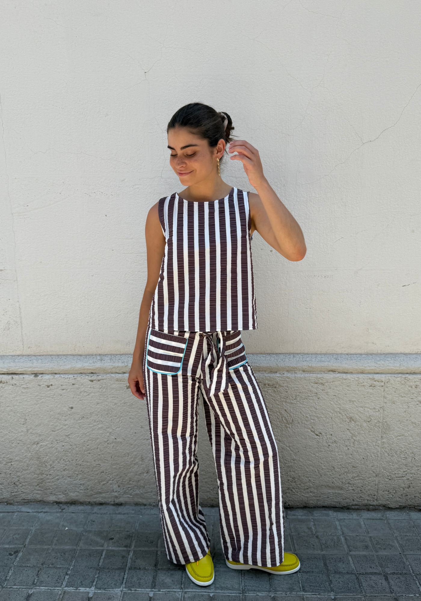Pantalón Lazo Berenjena