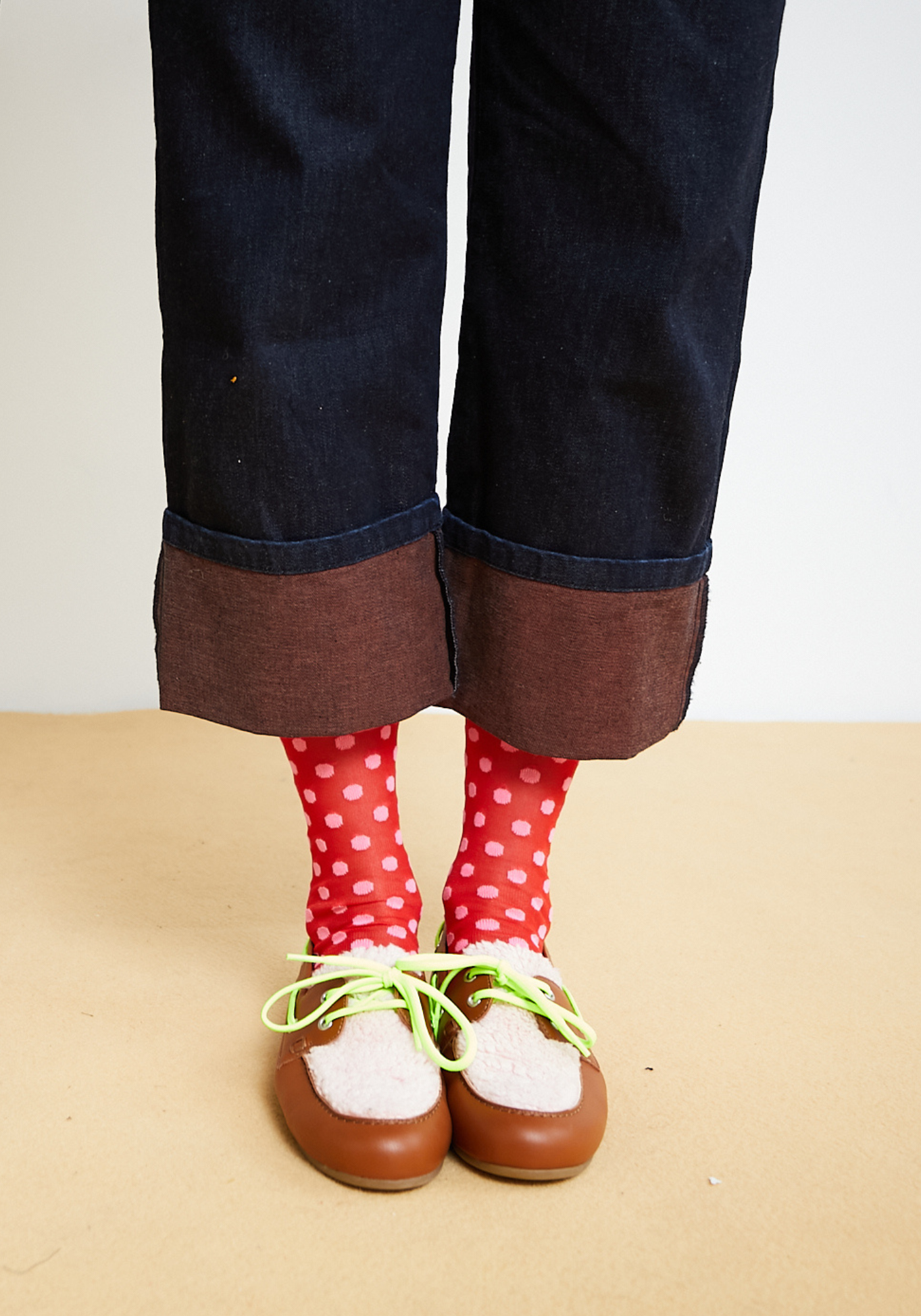 Chaussettes PolkaDot Rouges