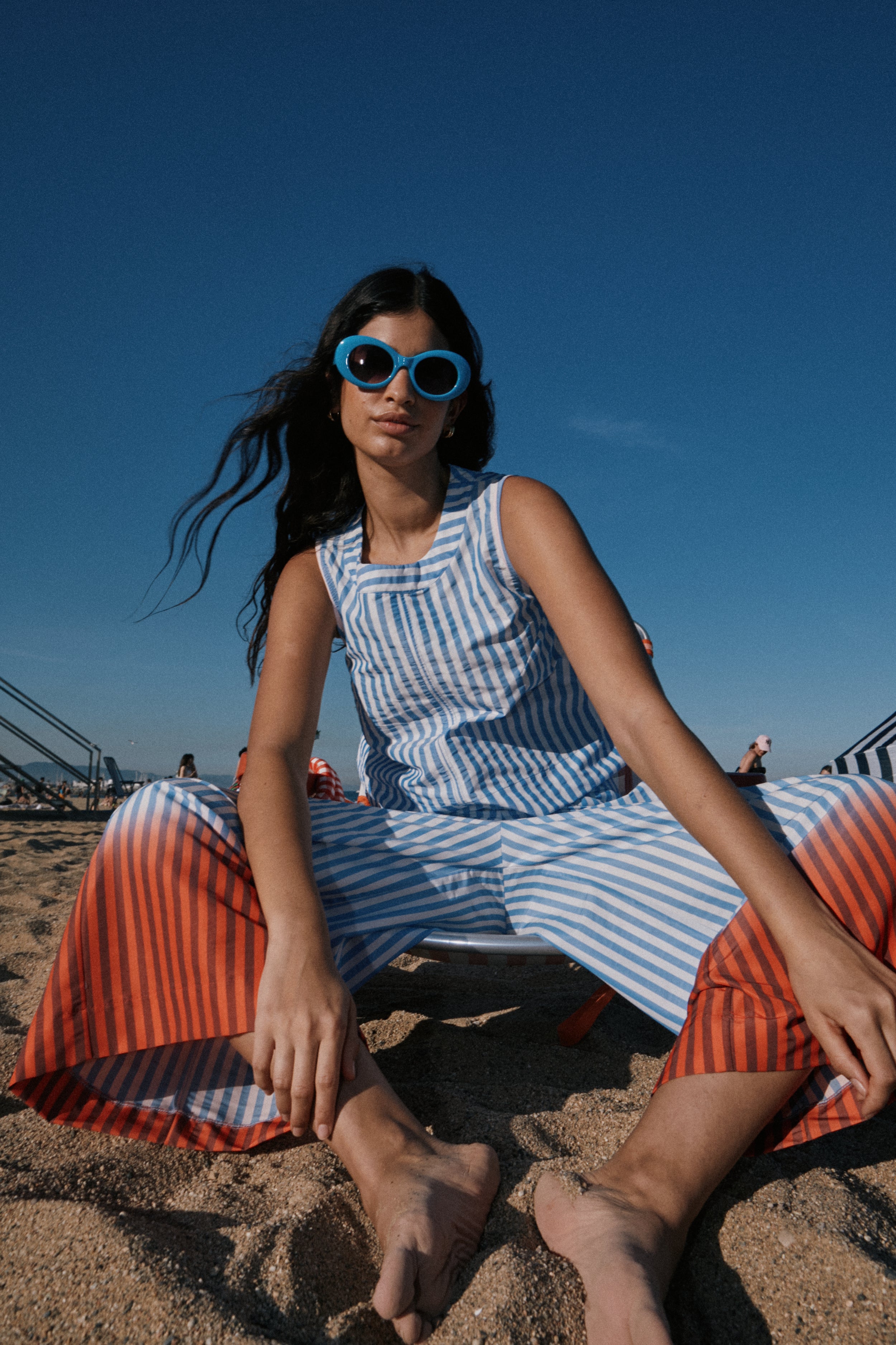 Blue Bomba Pants