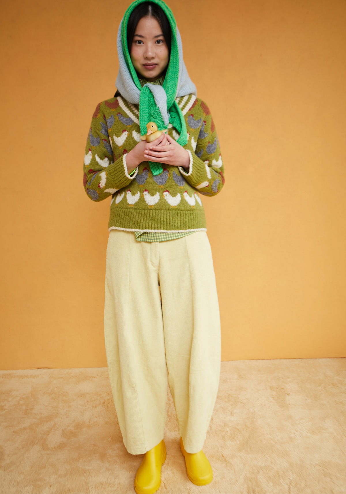 Yellow Dado Pants