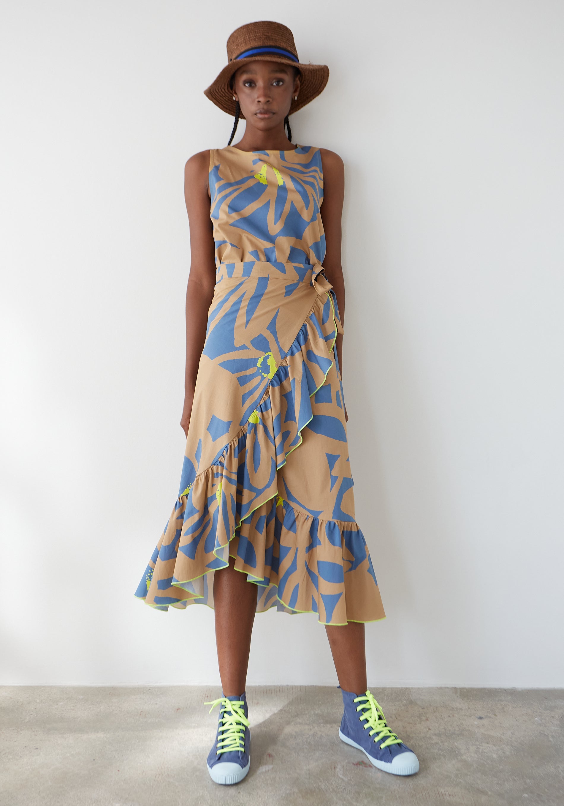 Ana Flores Blaues Top