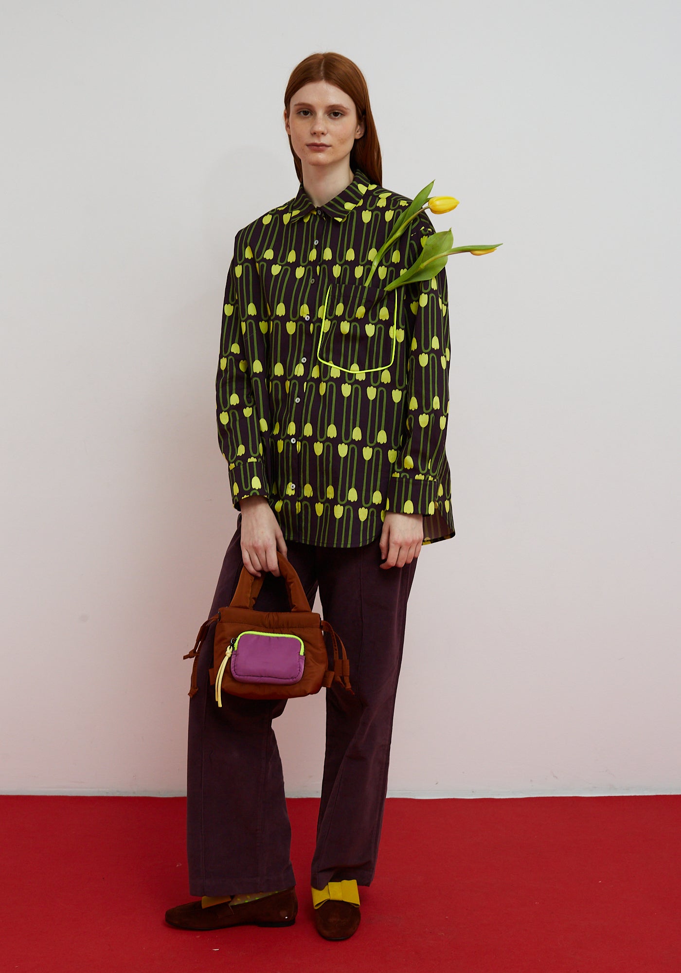 Brown Flip Bag