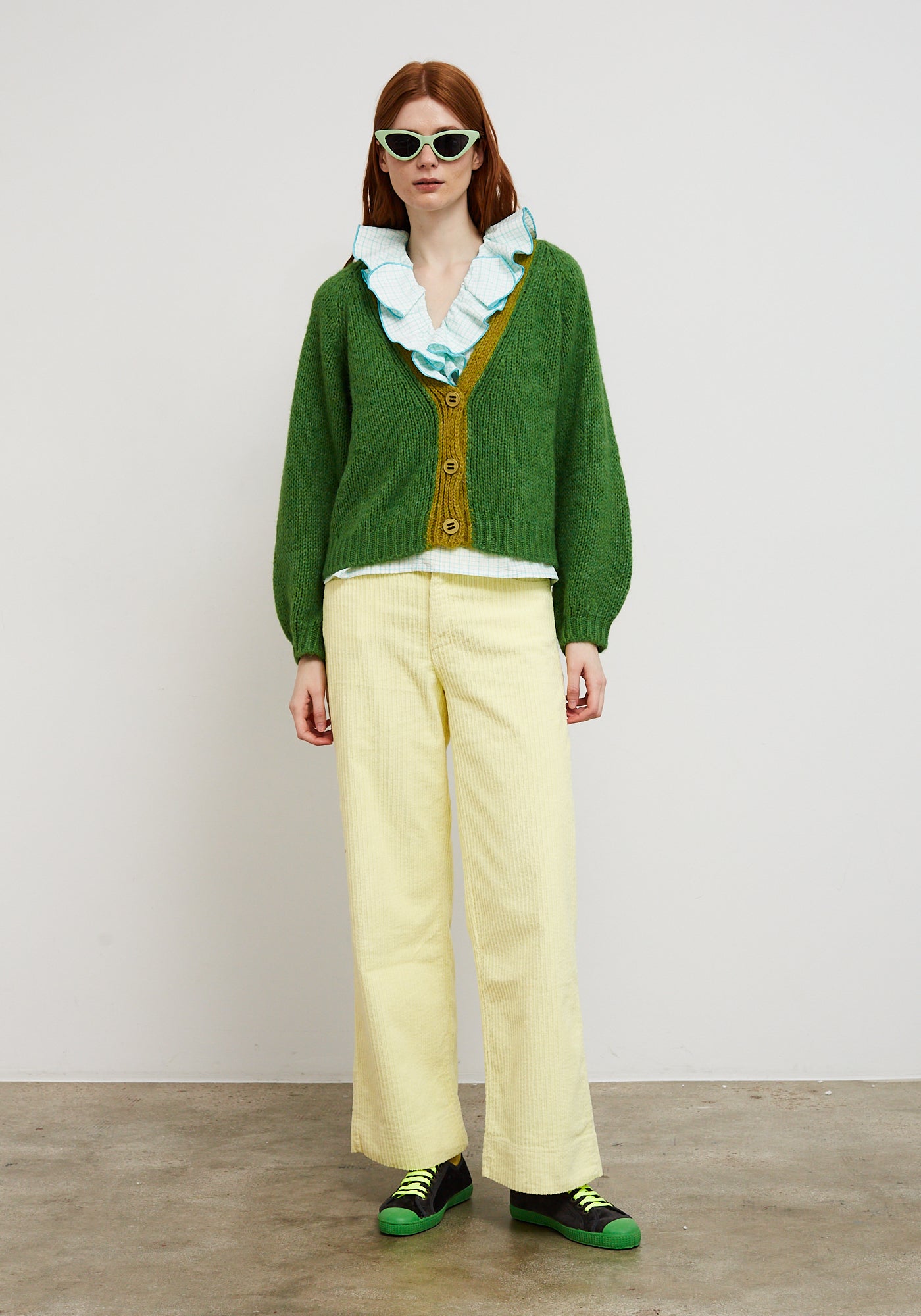 Cocoon Green Cardigan