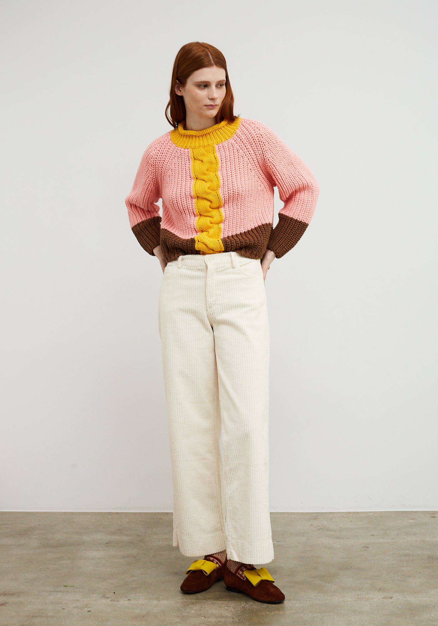 Pantalon Rose Écrue