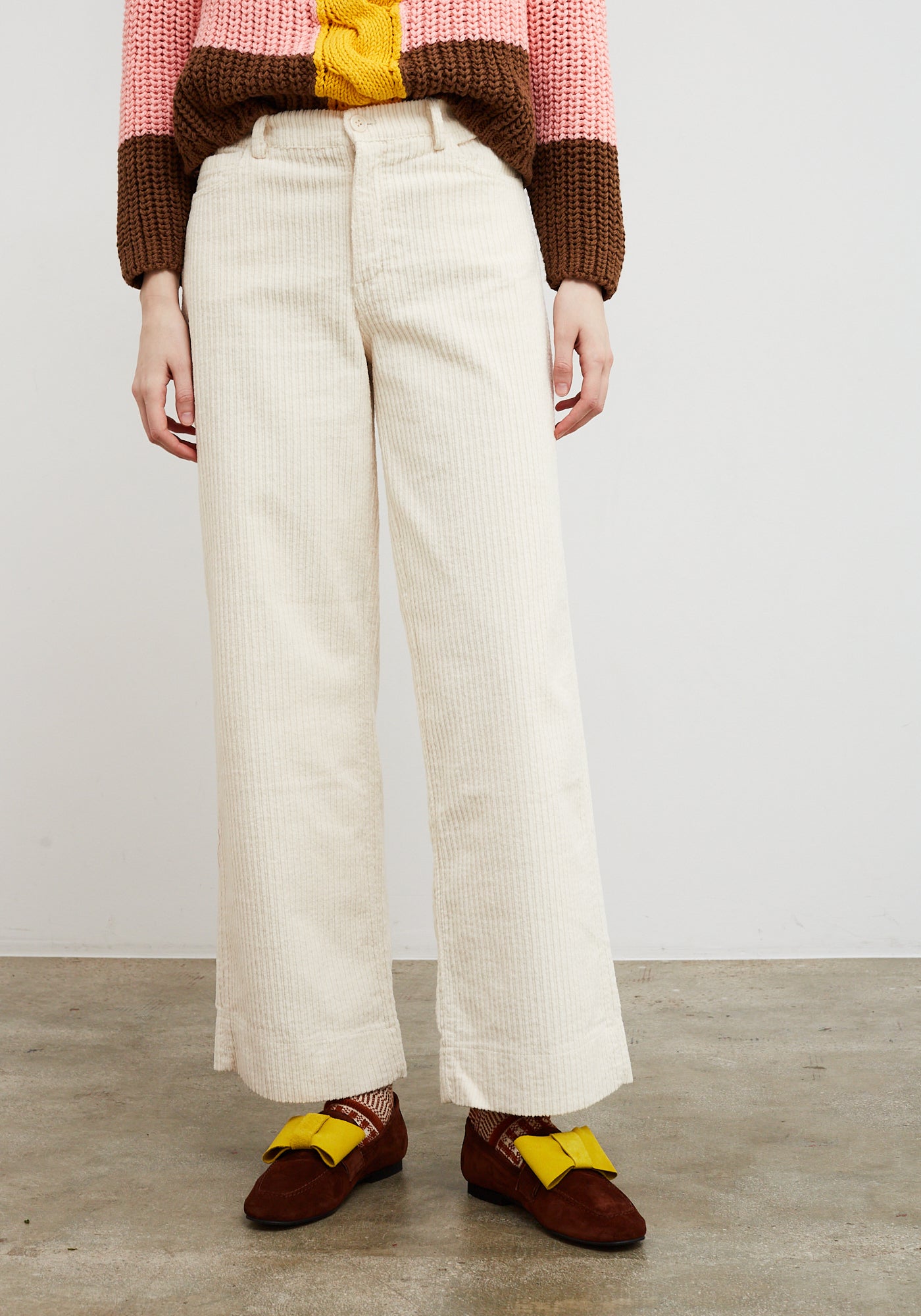 Pantalon Rose Écrue