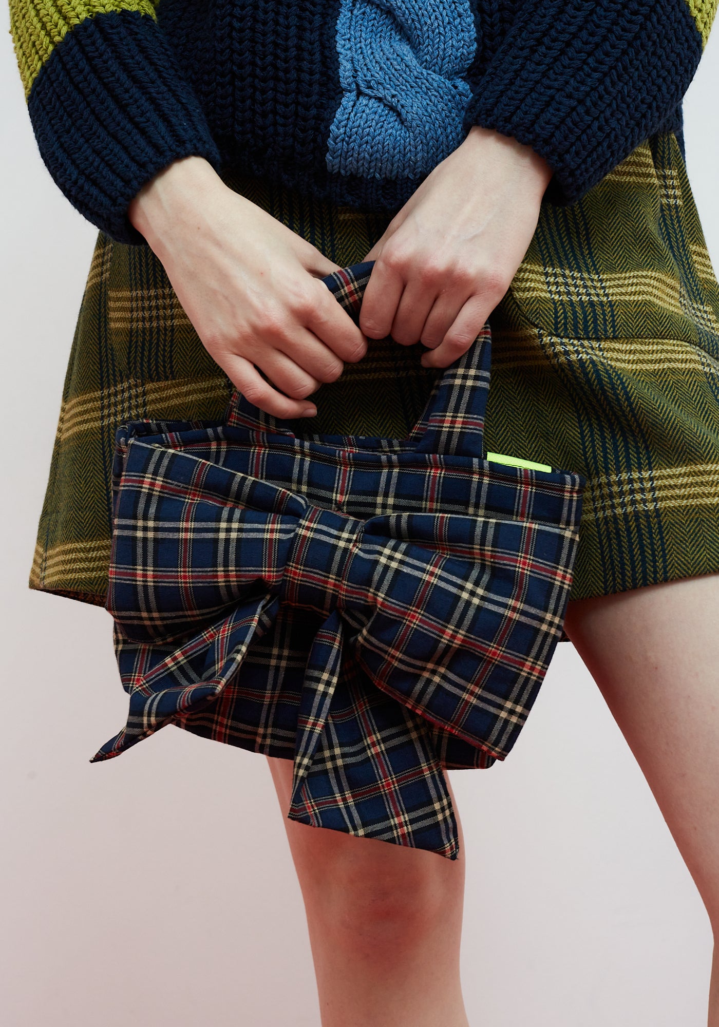 Blue Bow Bag