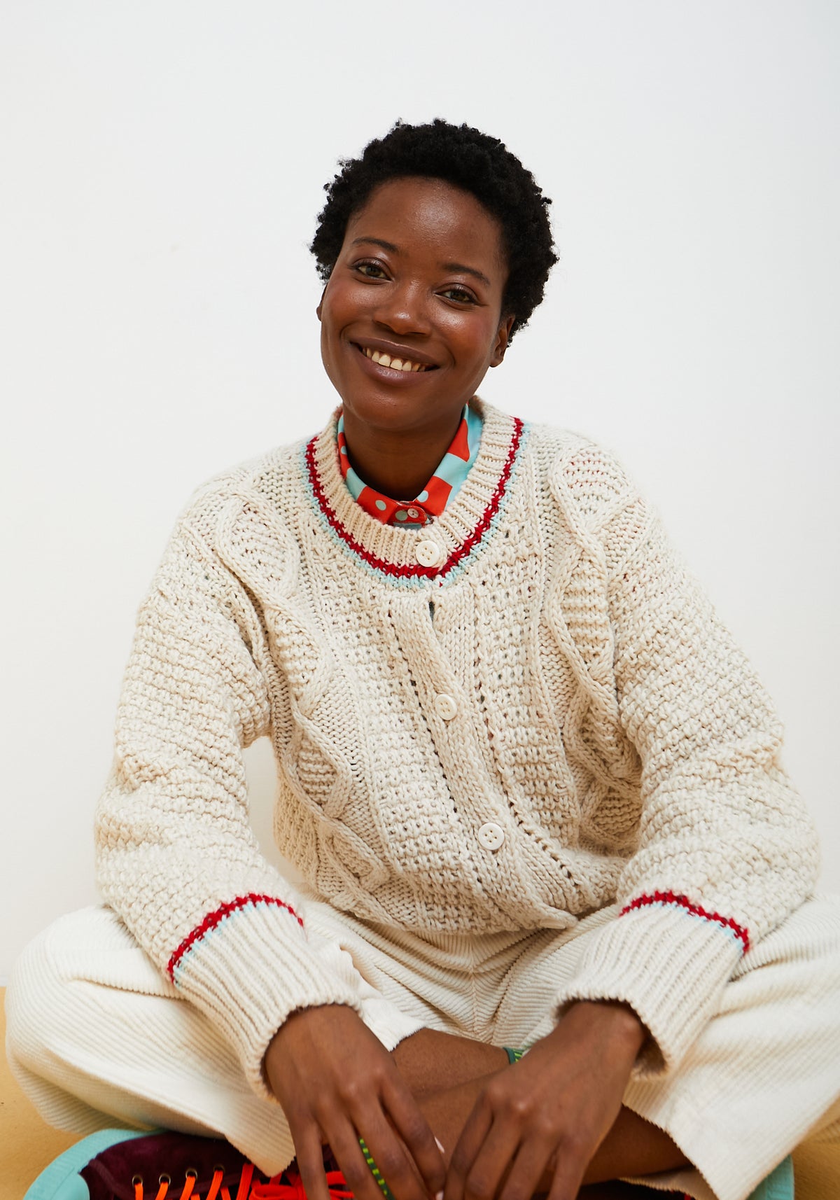 Ecru Meadow Cardigan