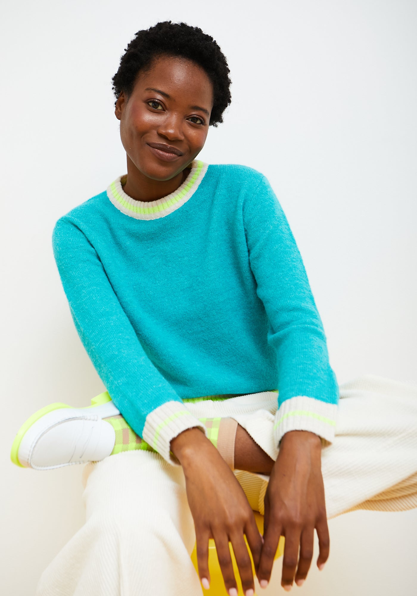 Maglione Berry Turchese