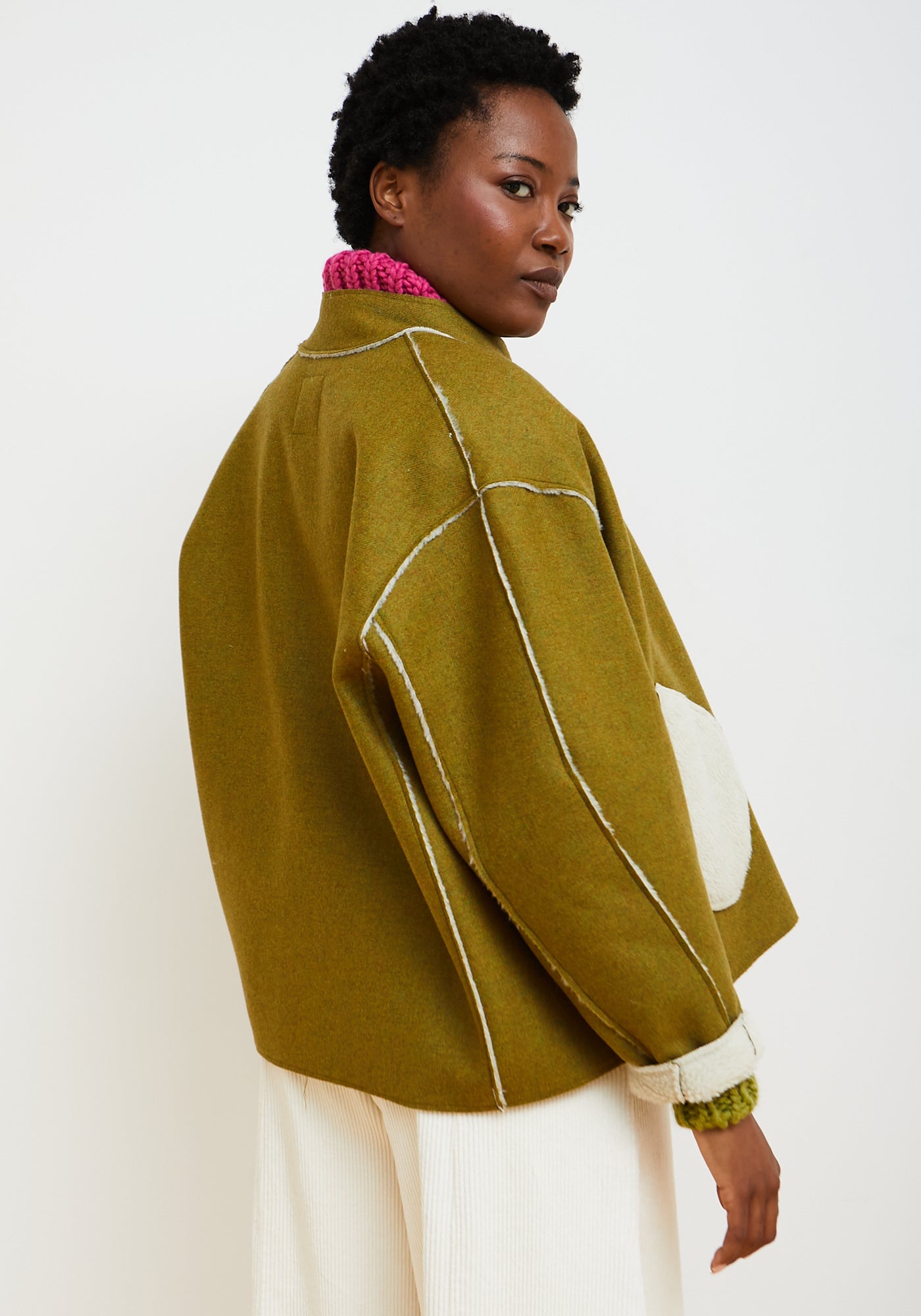 Chaqueta Reversible Verde