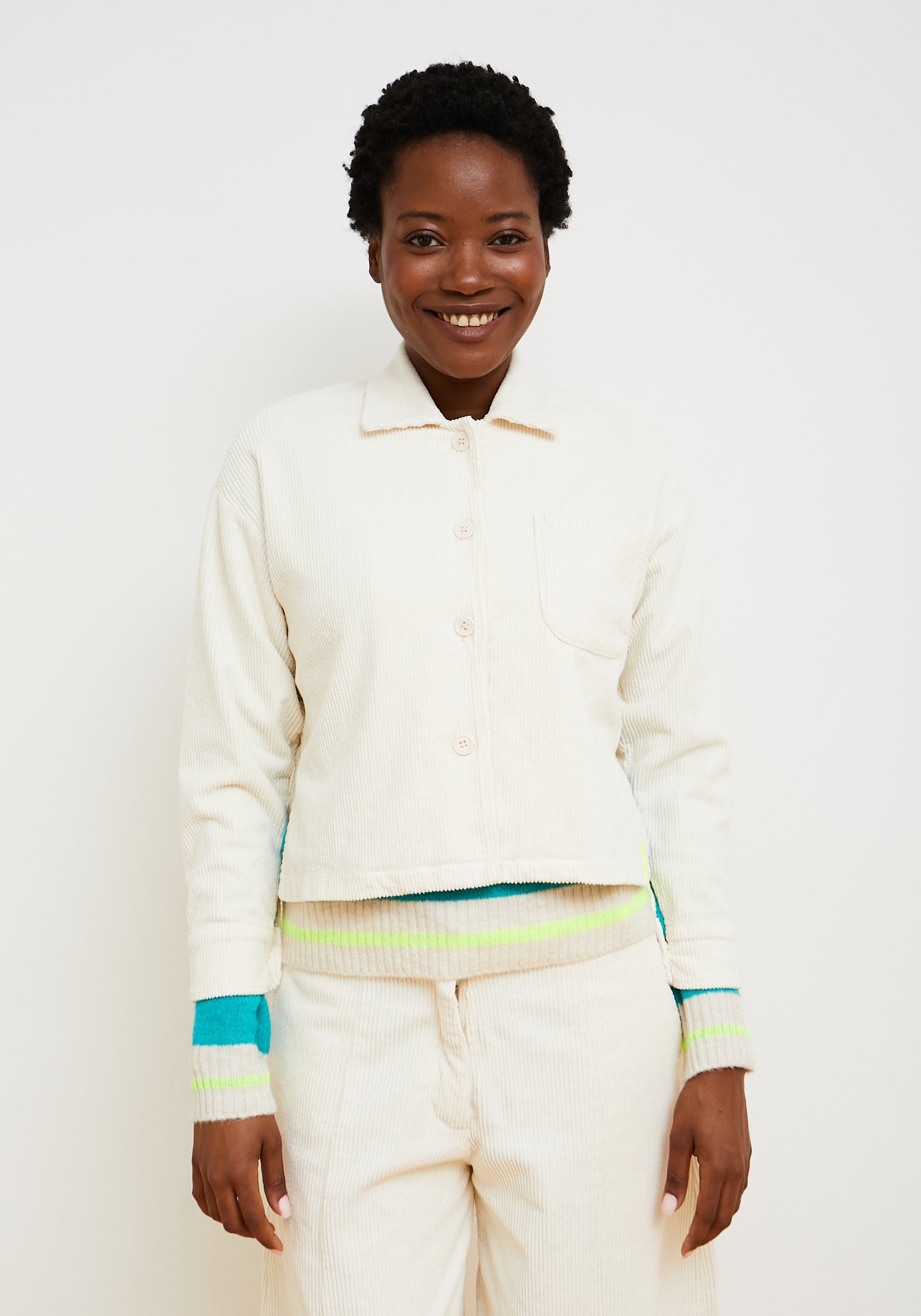 Chaqueta Board Crudo