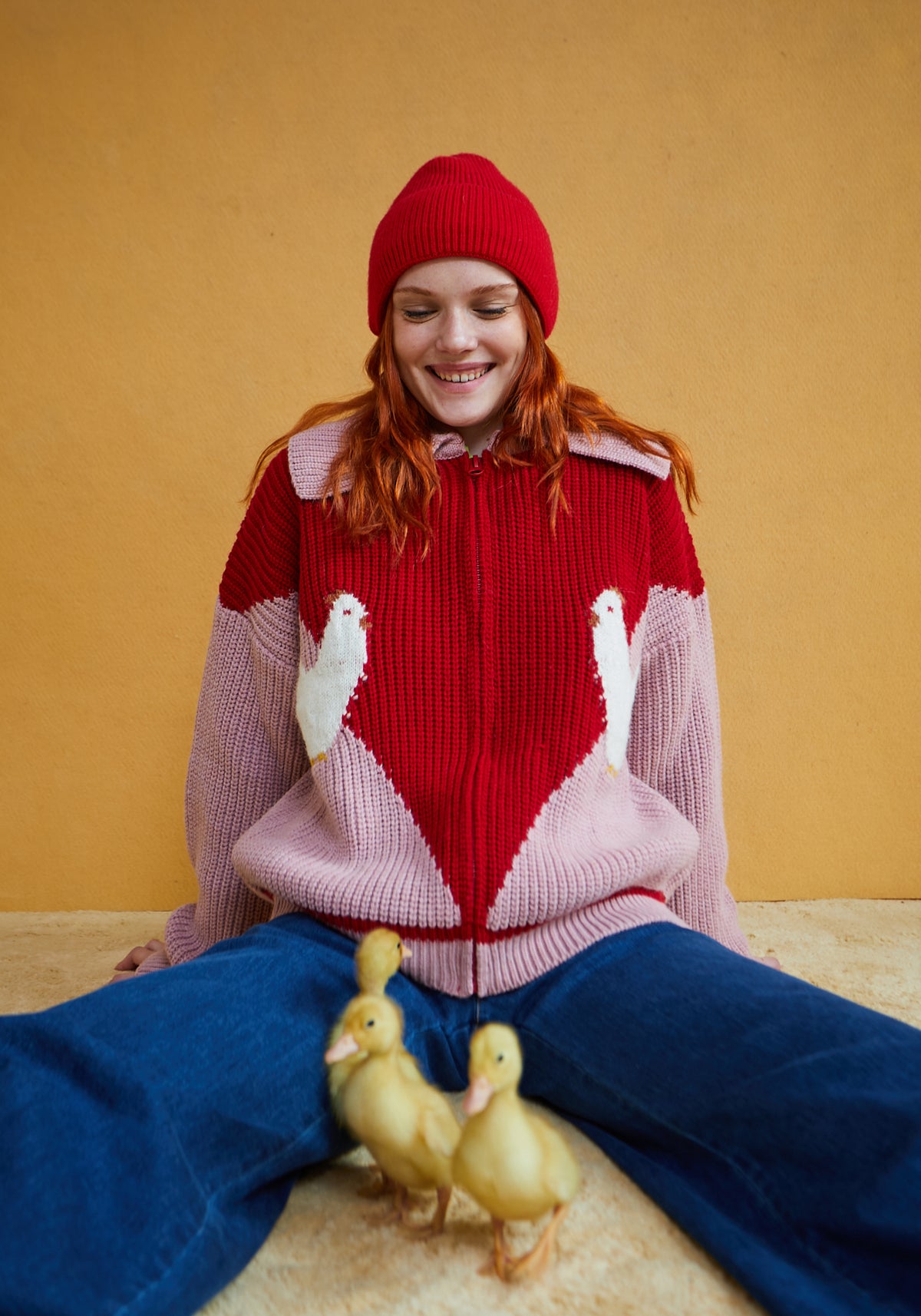 Jersey Cardigan Farm Rosa