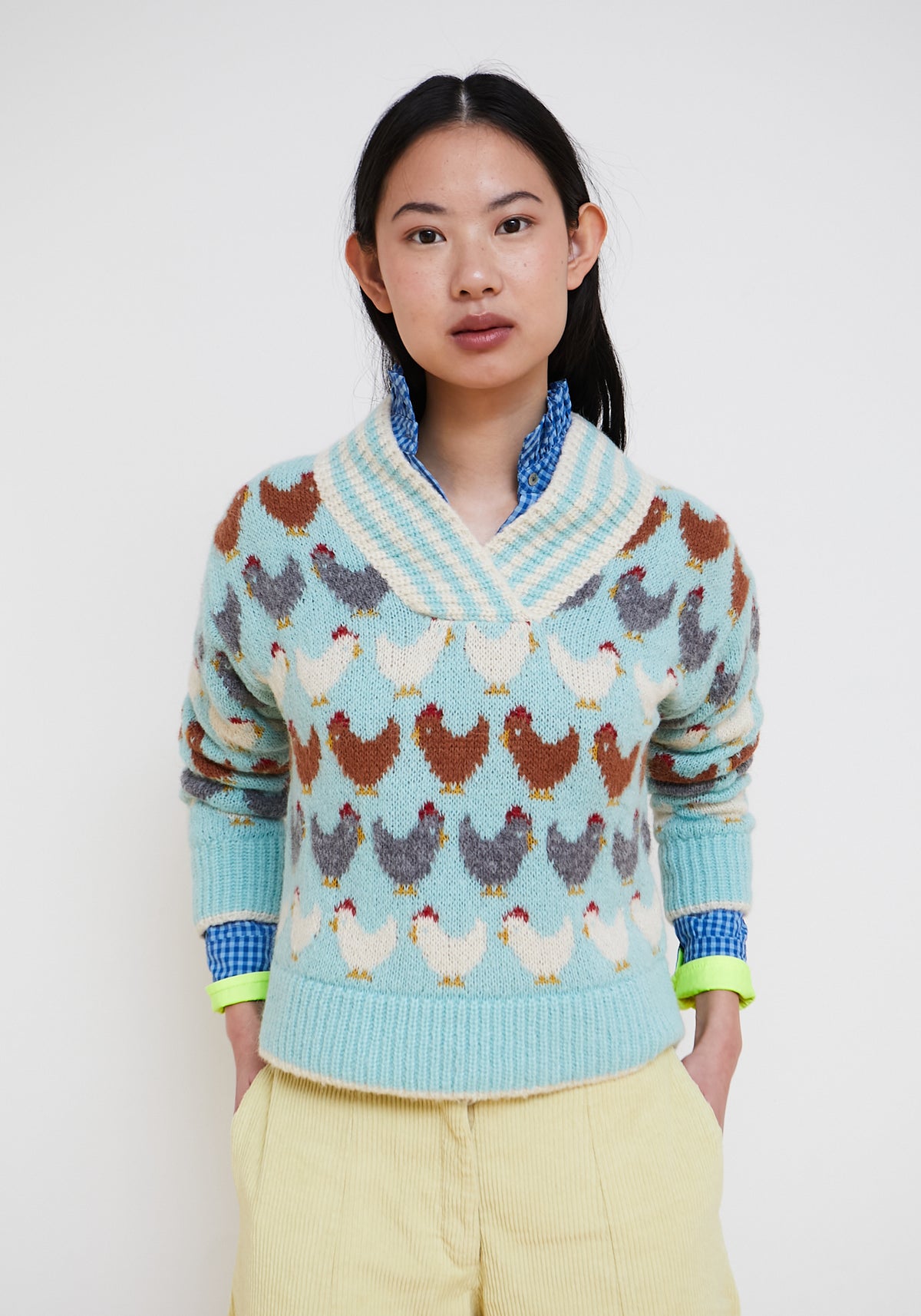 Sky Blue Chirp Sweater