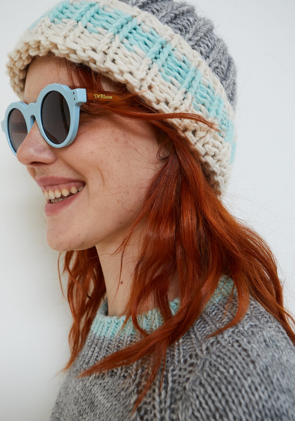 Grey Cookie Beanie