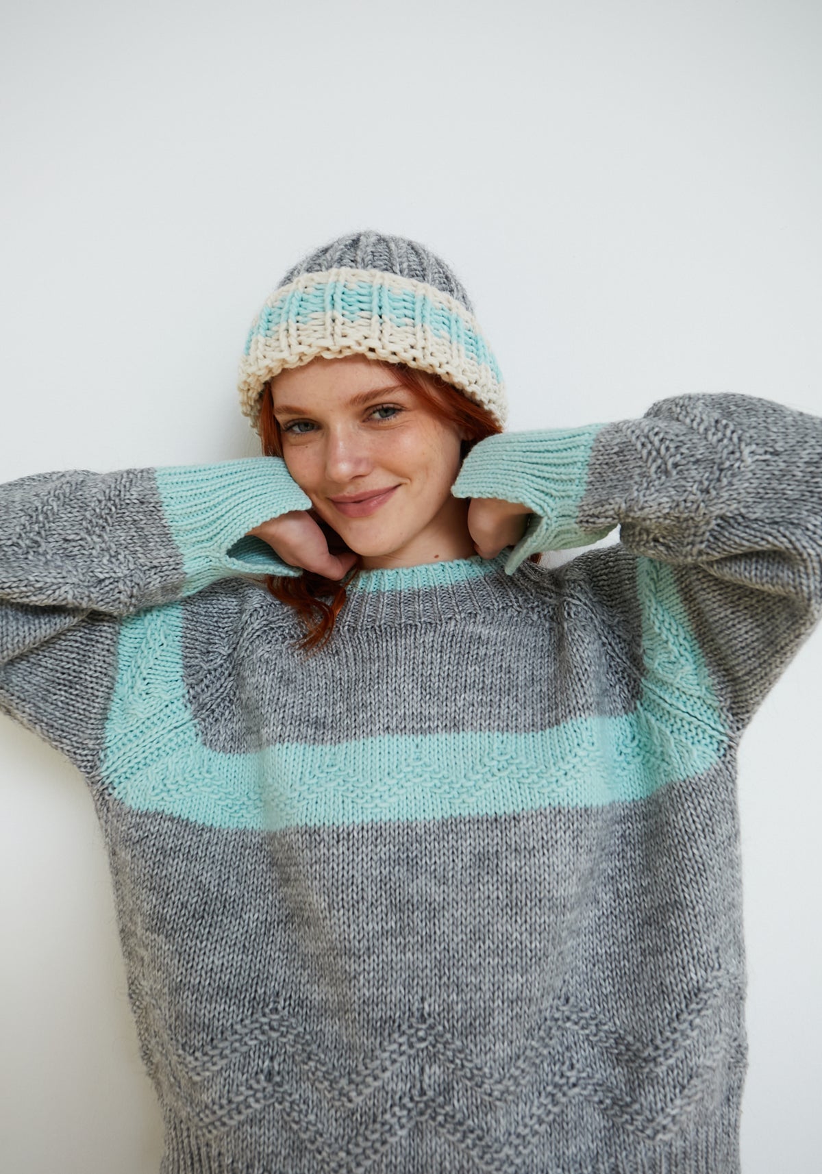 Grey Cookie Beanie