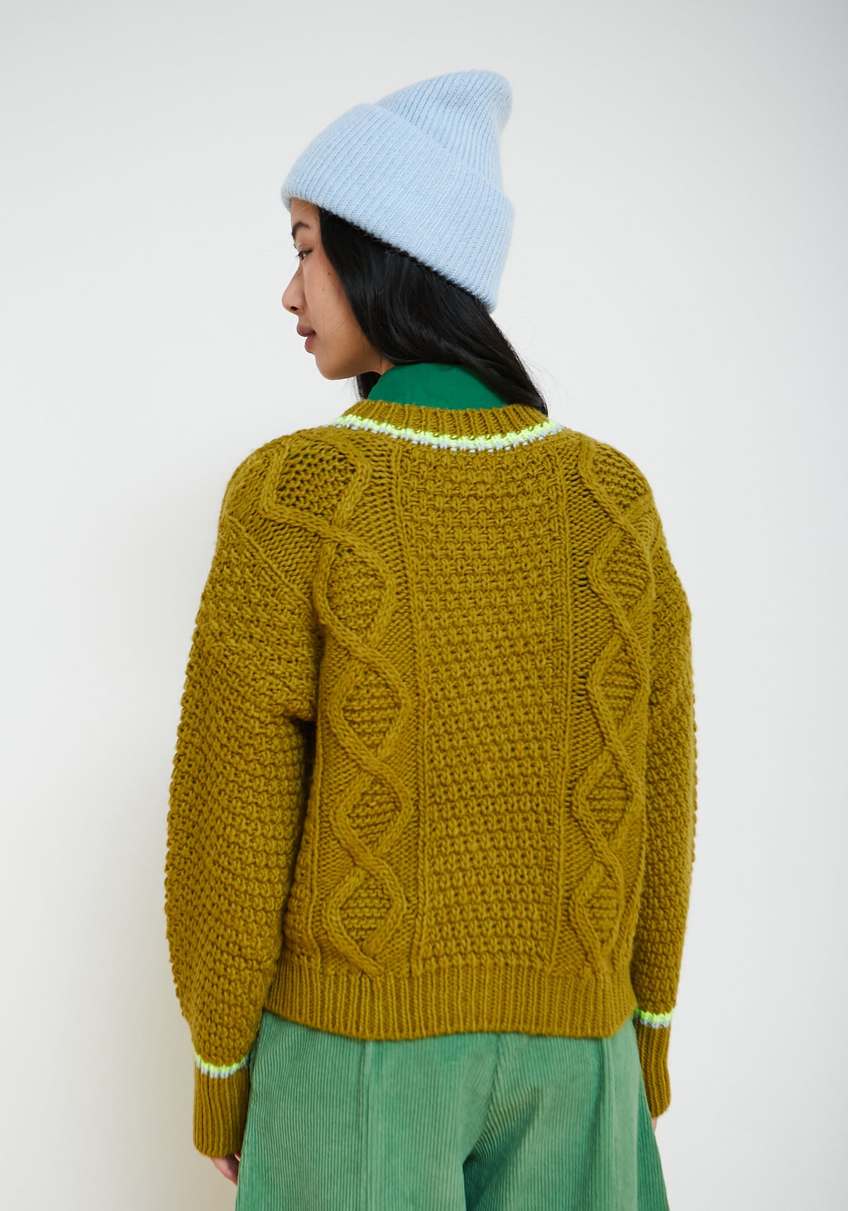 Pistachio Meadow Cardigan