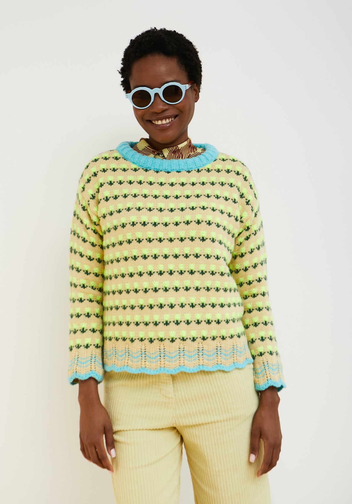 Yellow Prado Sweater