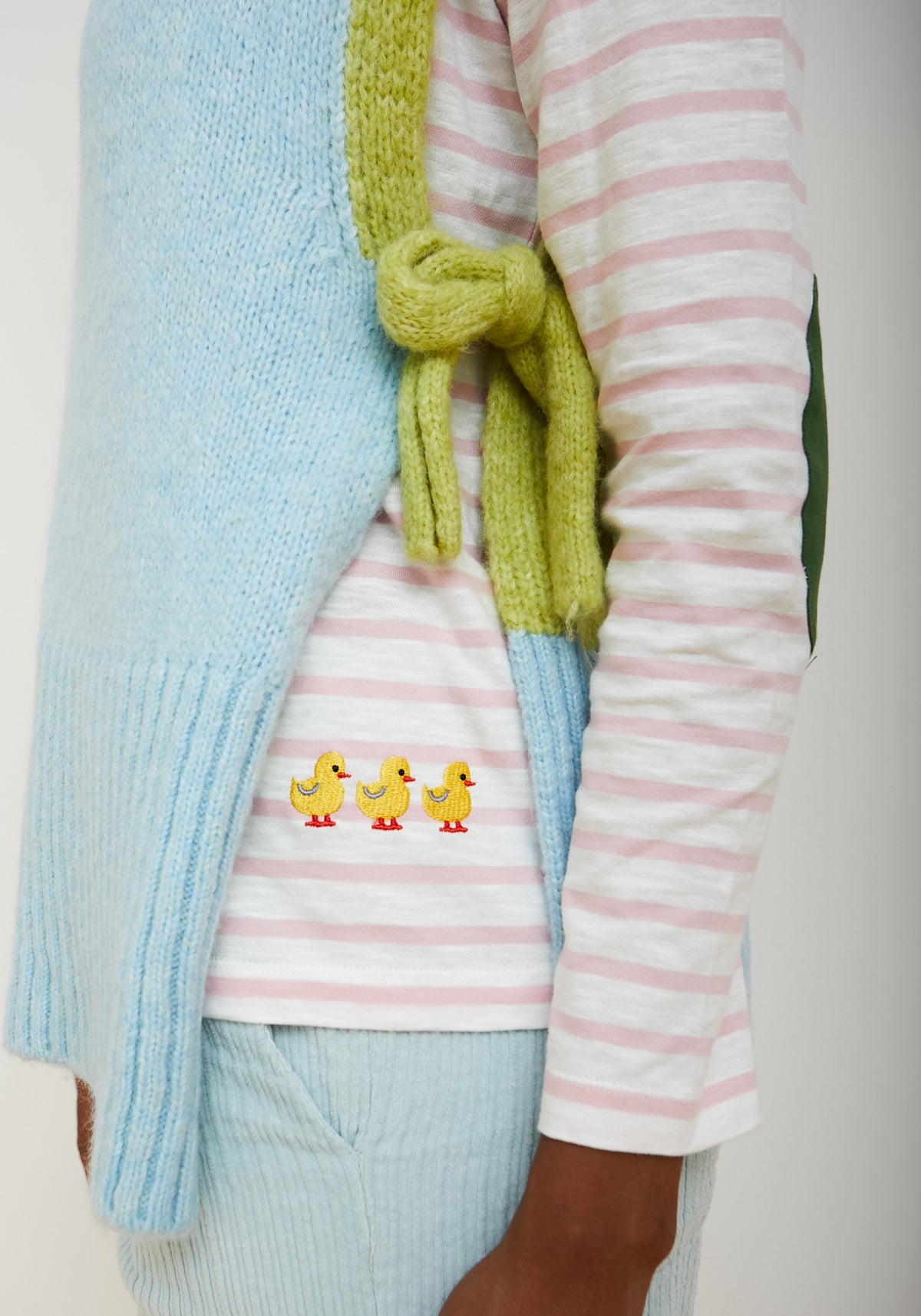 Sky Blue Clue Sweater Vest