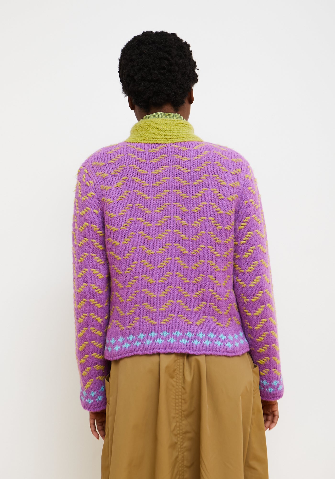 Jersey Cardigan Darling Morado