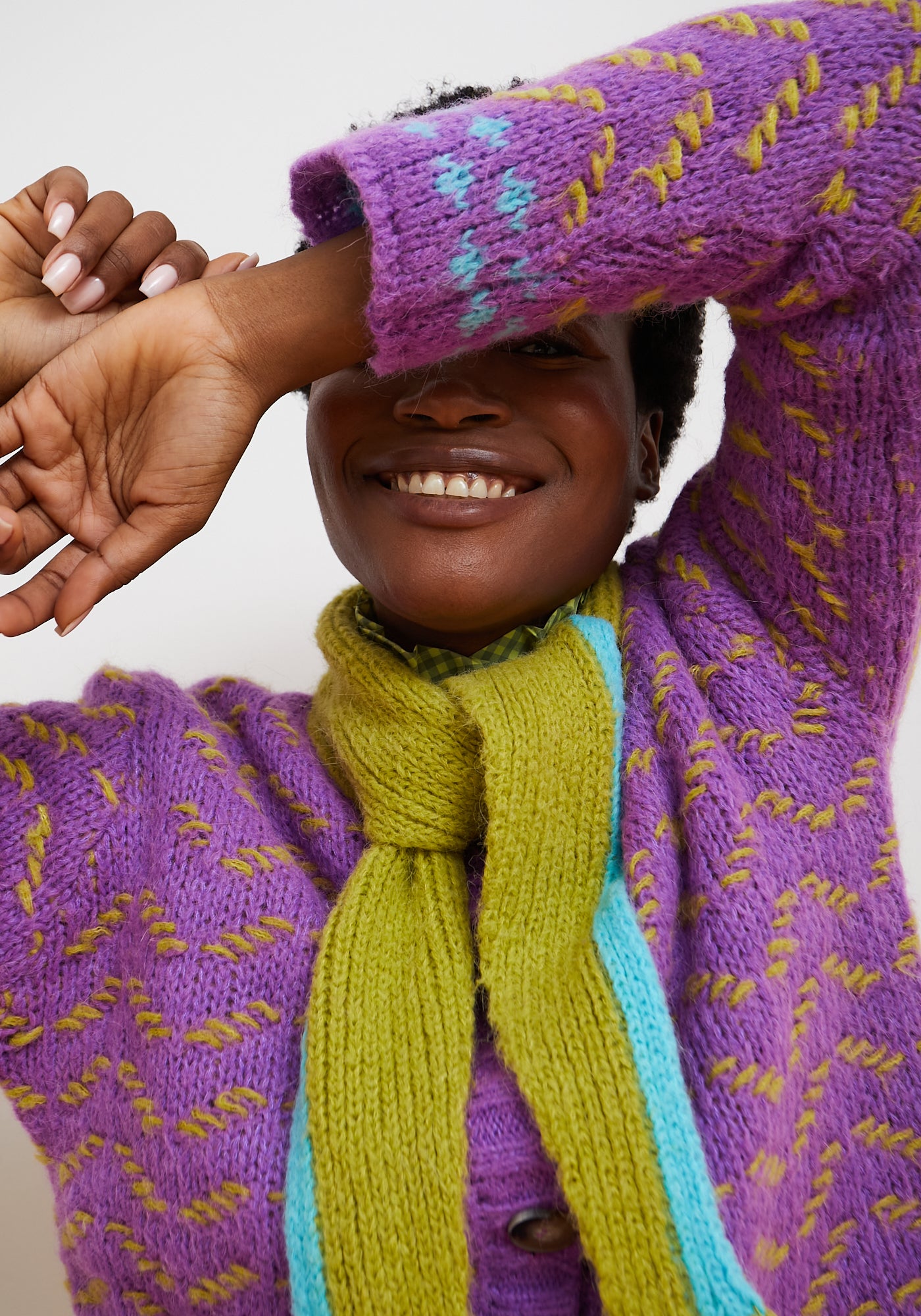 Jersey Cardigan Darling Morado
