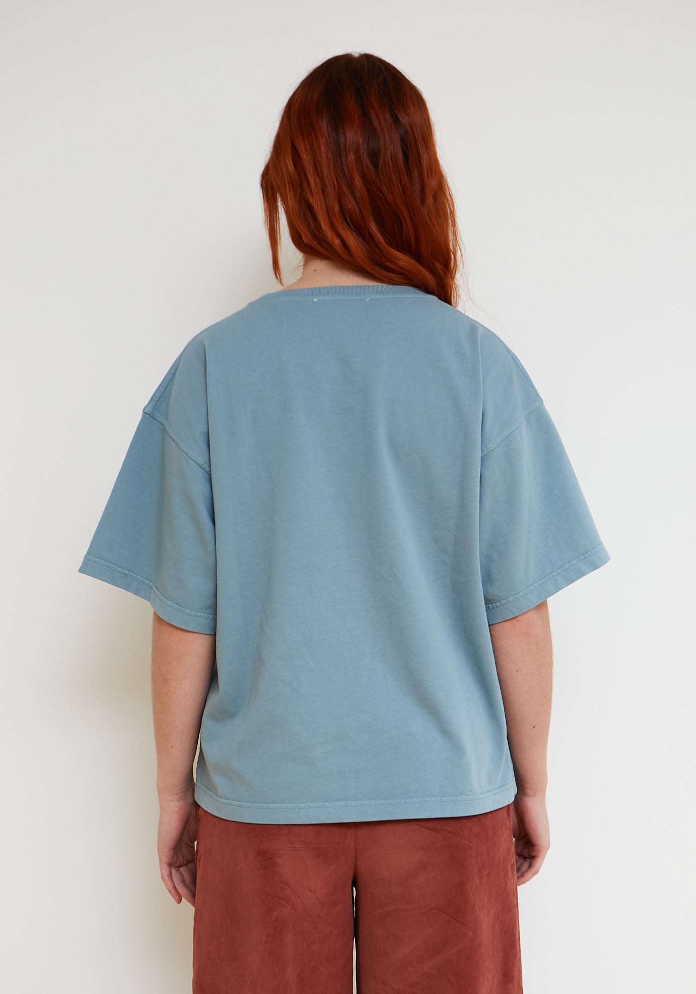 T-Shirt Domino Blau