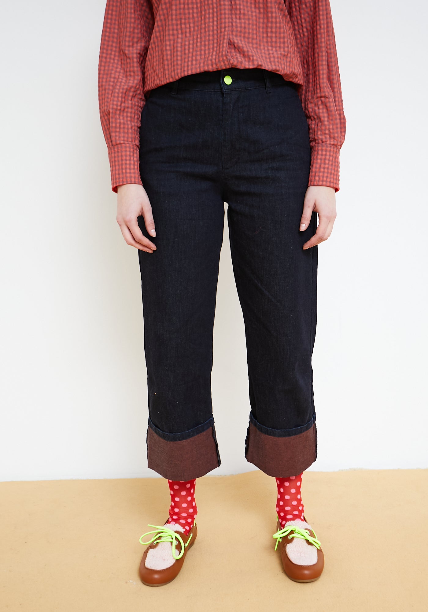 Pantalon Jenga Marron