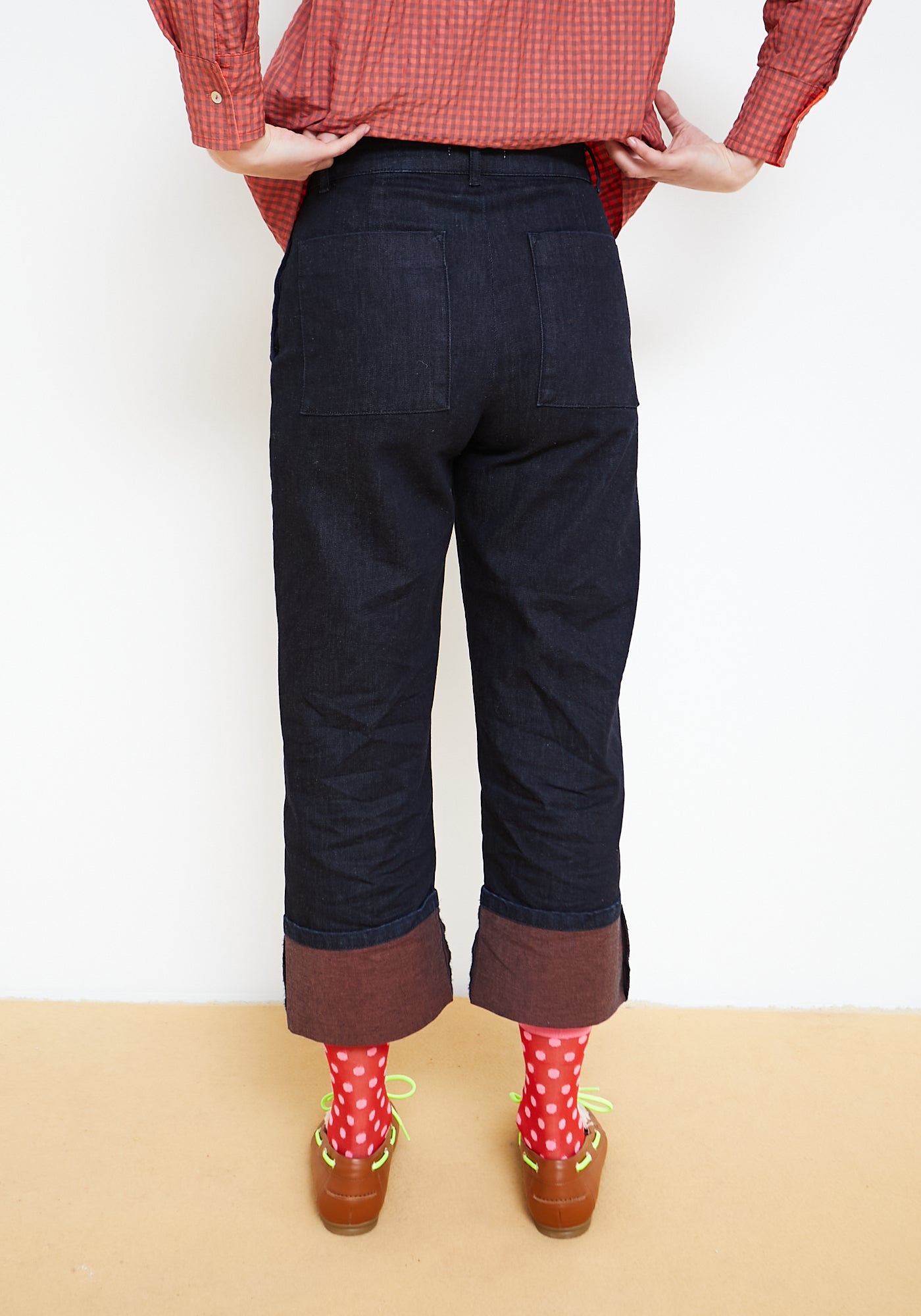 Pantalon Jenga Marron