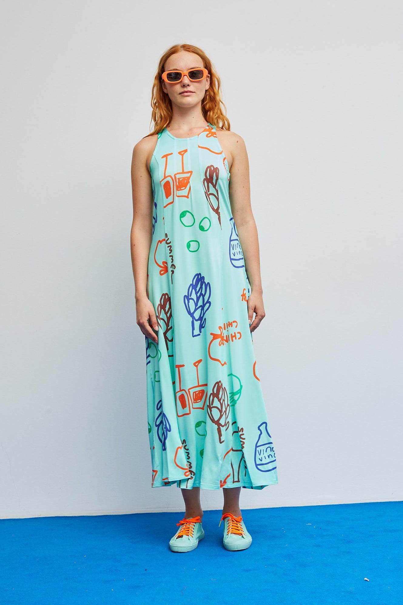 Aqua Crunch Dress