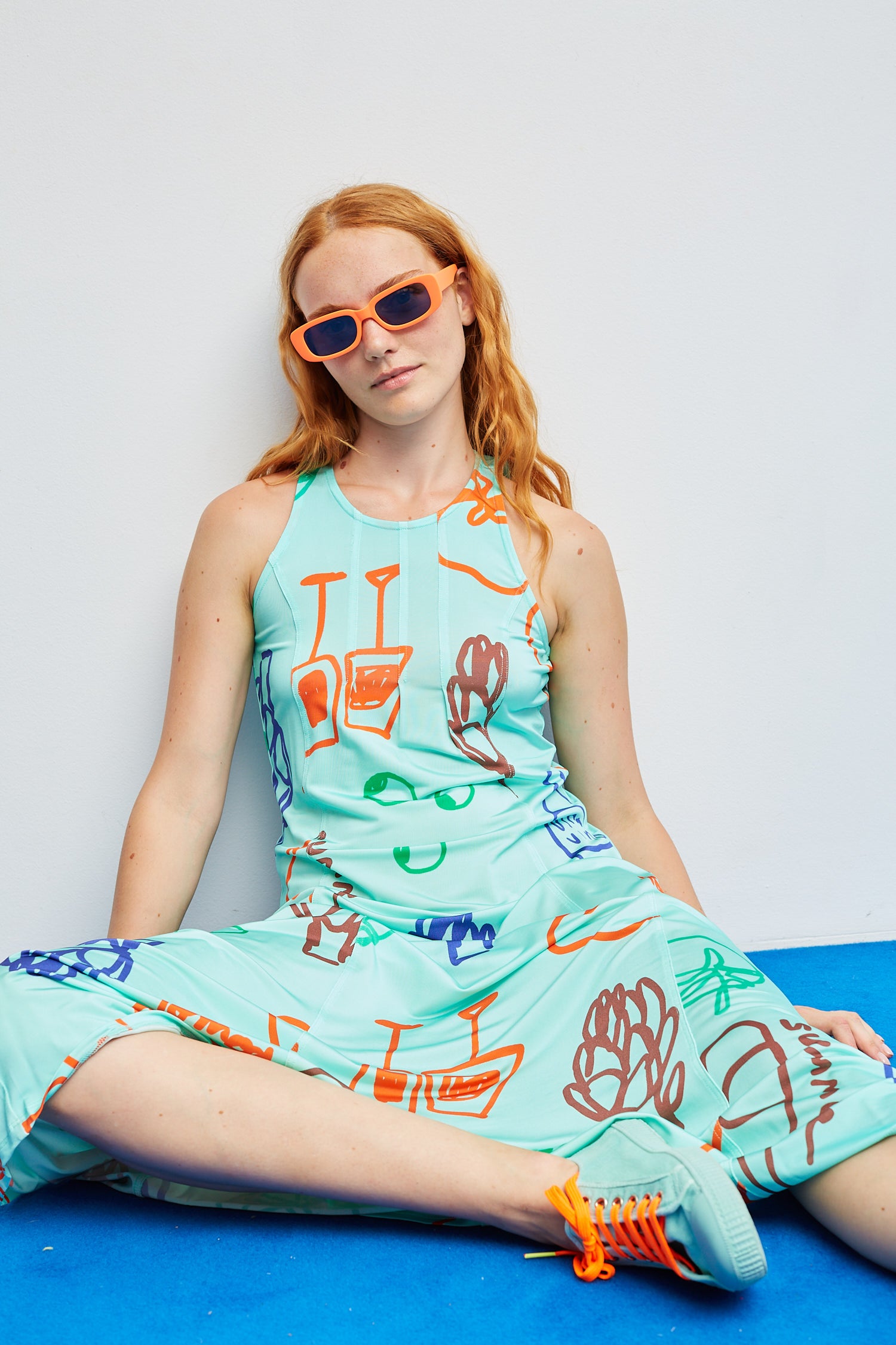 Aqua Crunch Dress