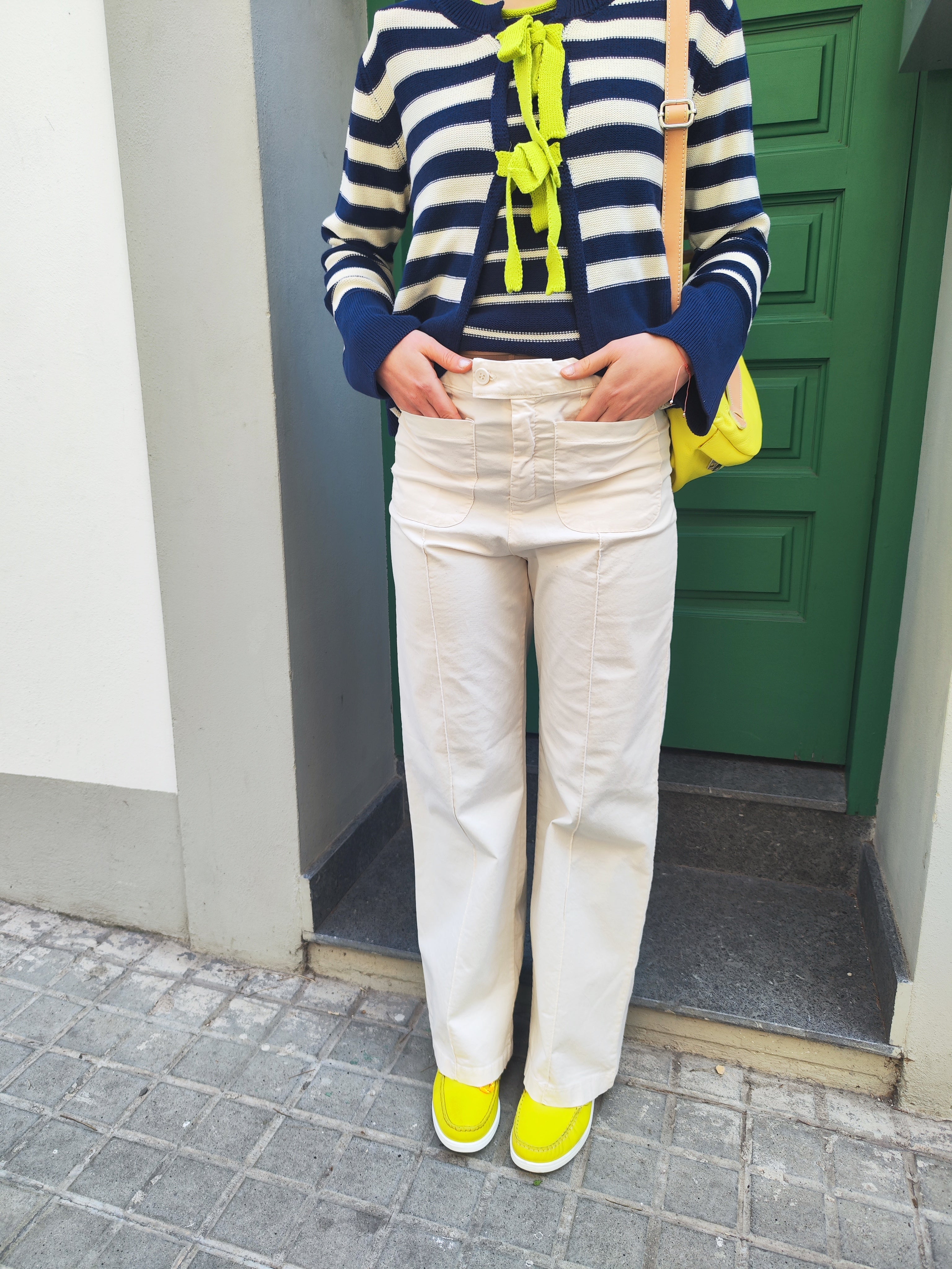 Destiny-Hose in Ecru