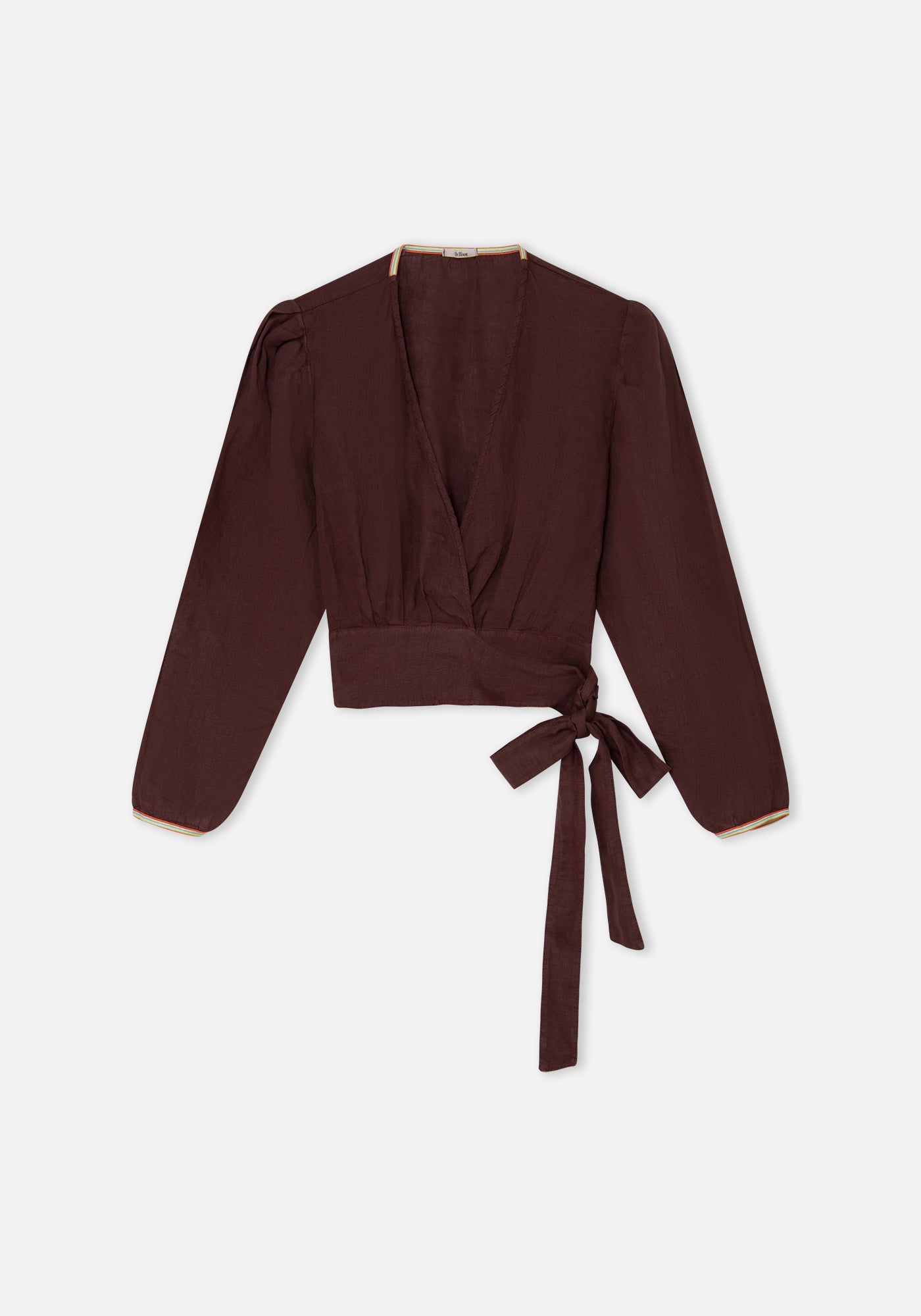 Blusa Capri Lino Marrón