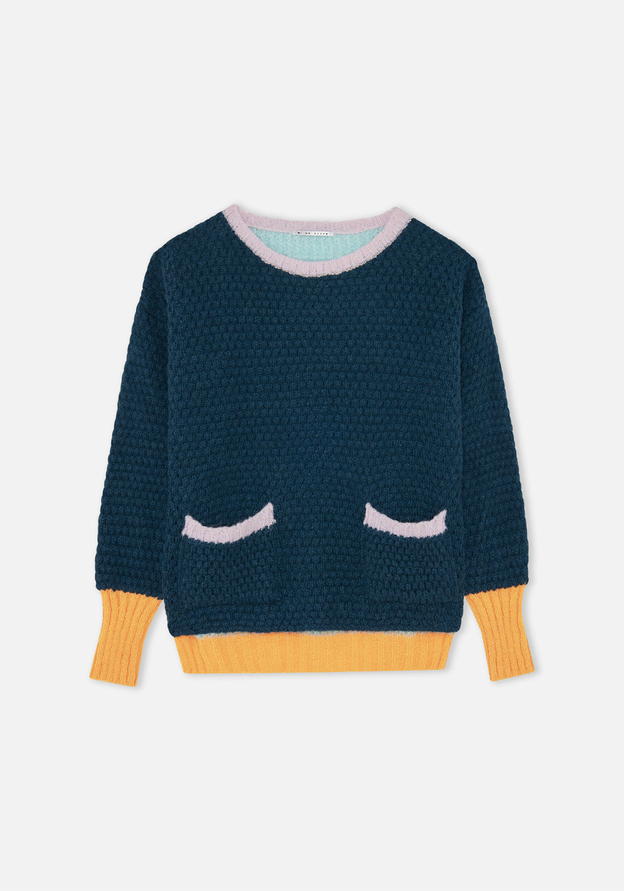 Turquoise Conga Sweater