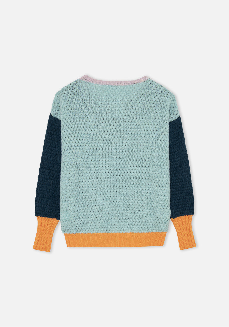 Turquoise Conga Sweater