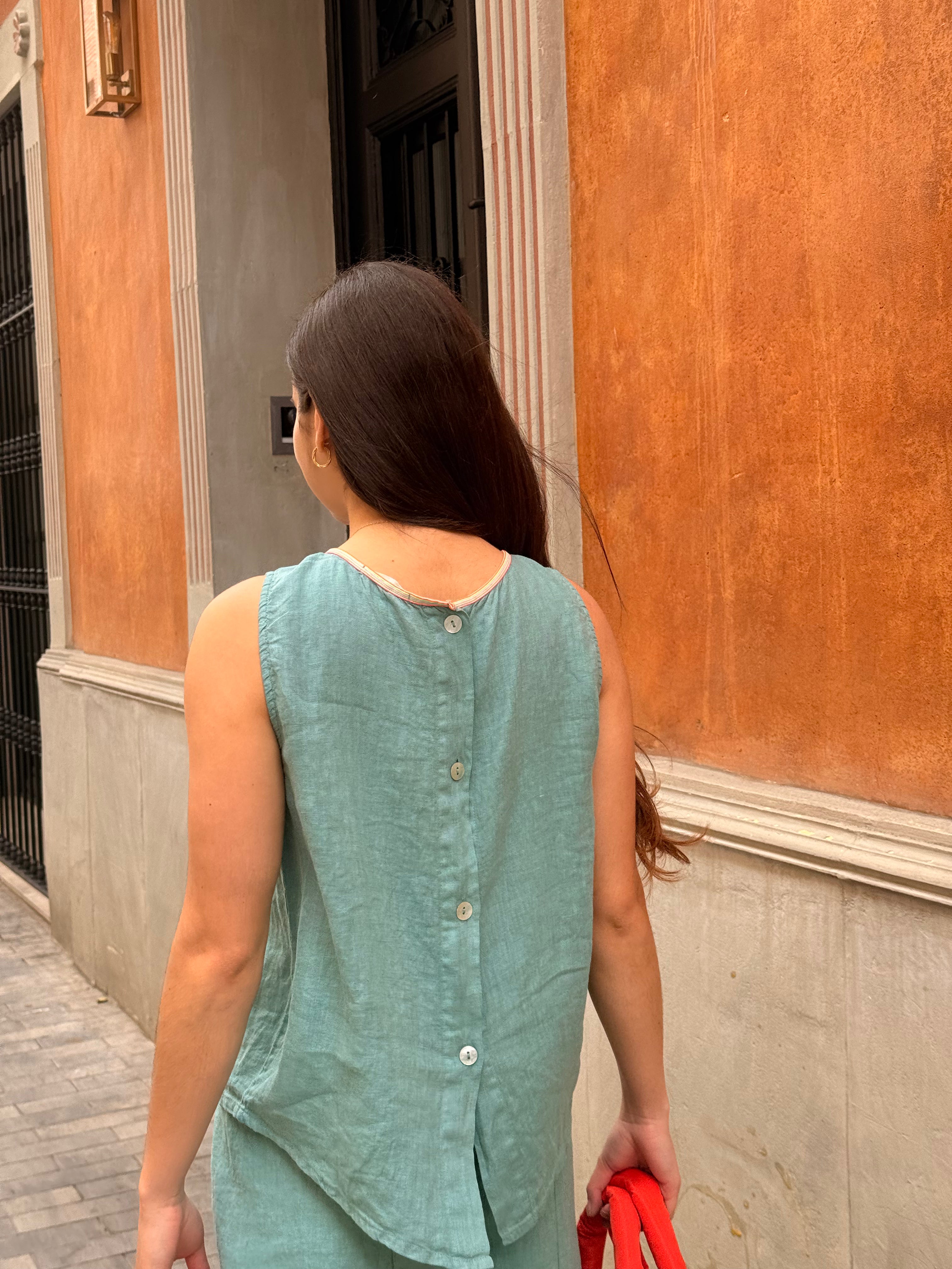 Cuerpo Ana lino Verde