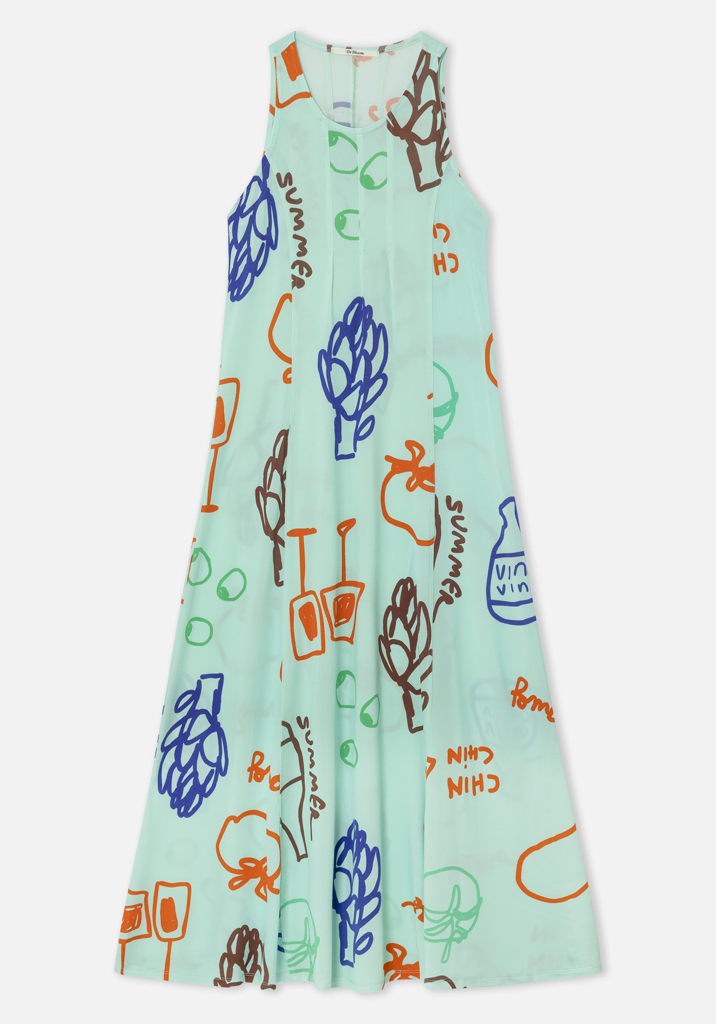 Vestido Crunch Aqua