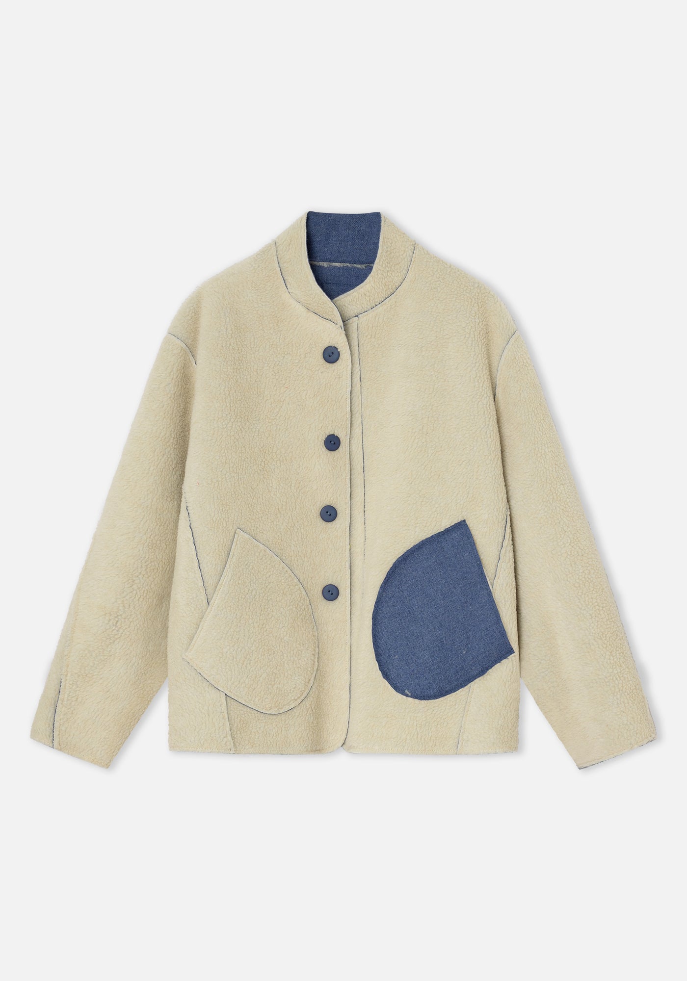 Chaqueta Reversible Azul