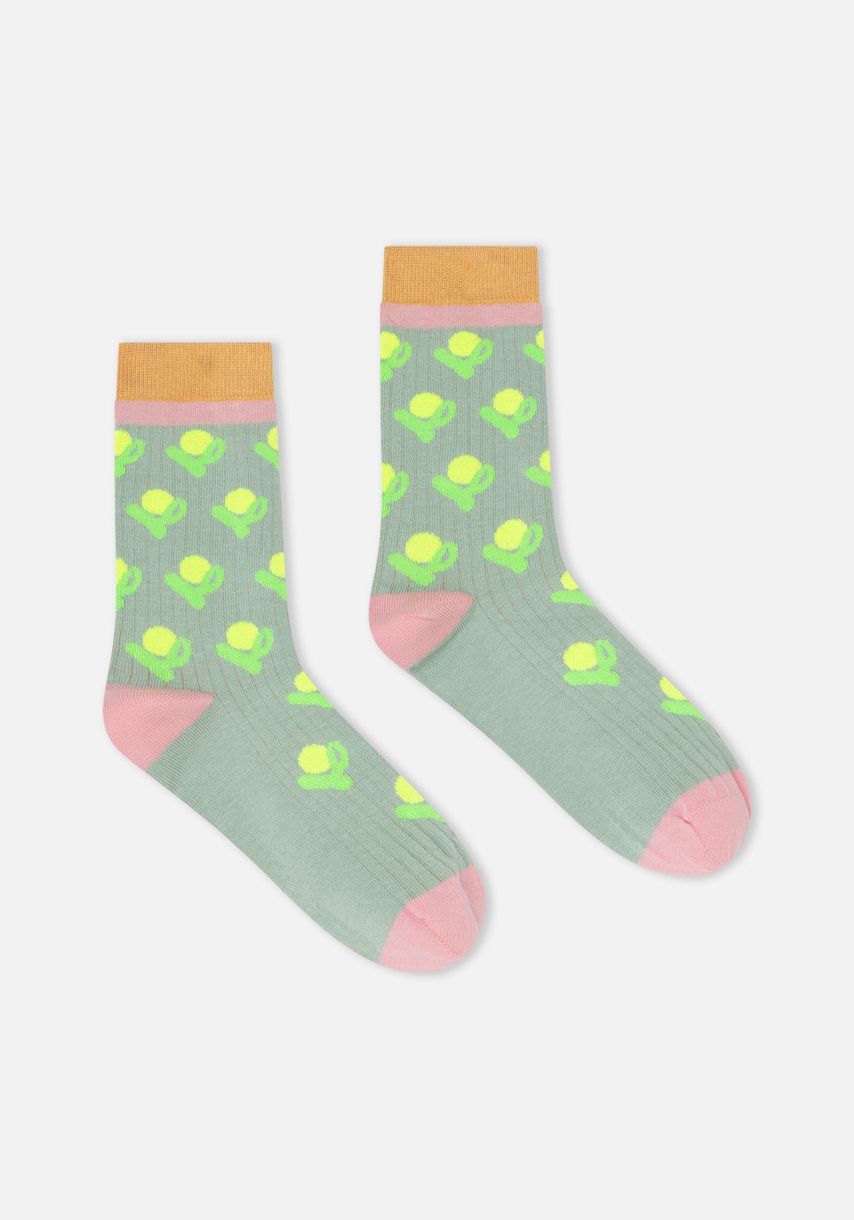 Fleur Socken Wasserblau