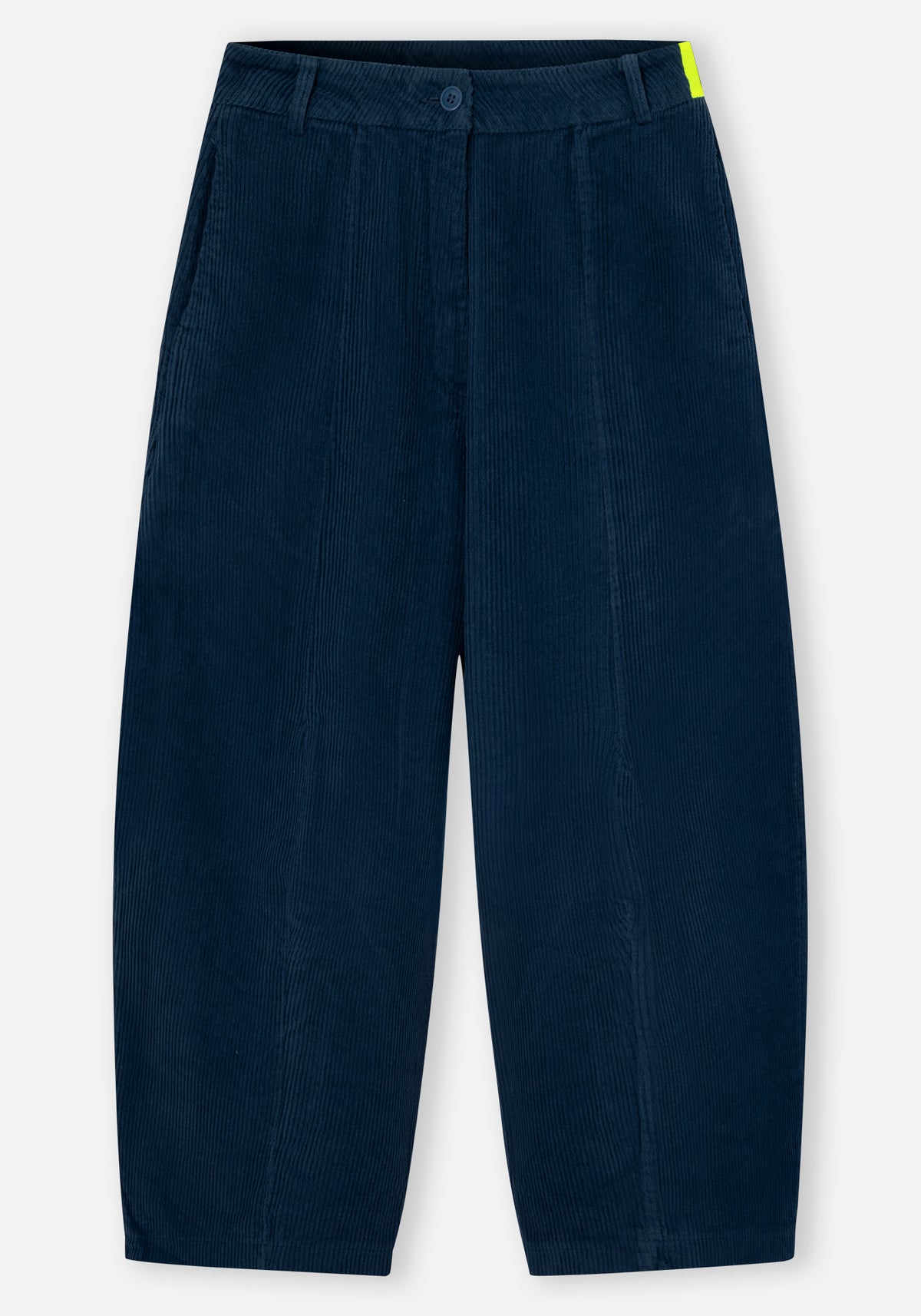 Pantaloni Dado in velluto blu navy