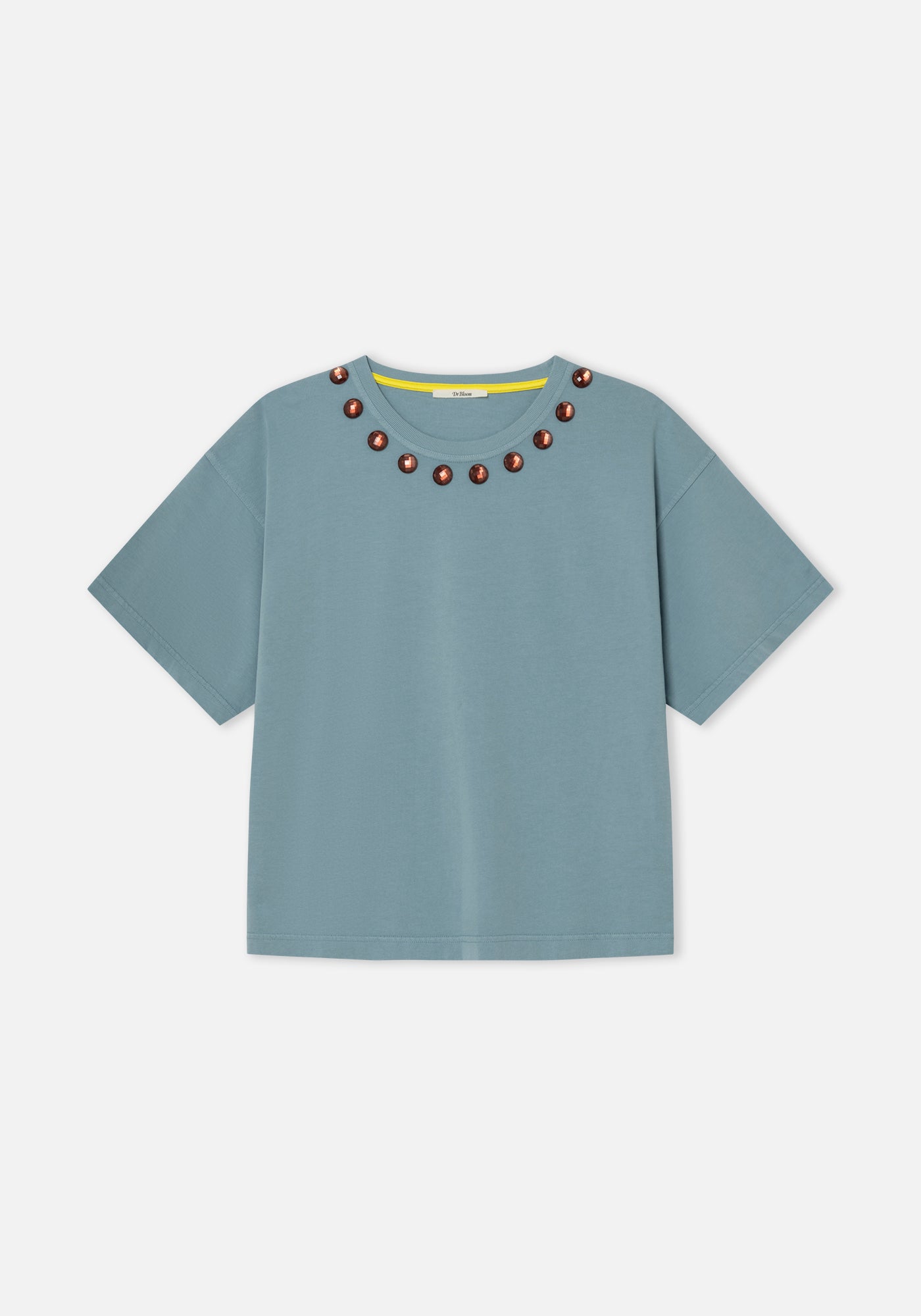 T-Shirt Domino Blau