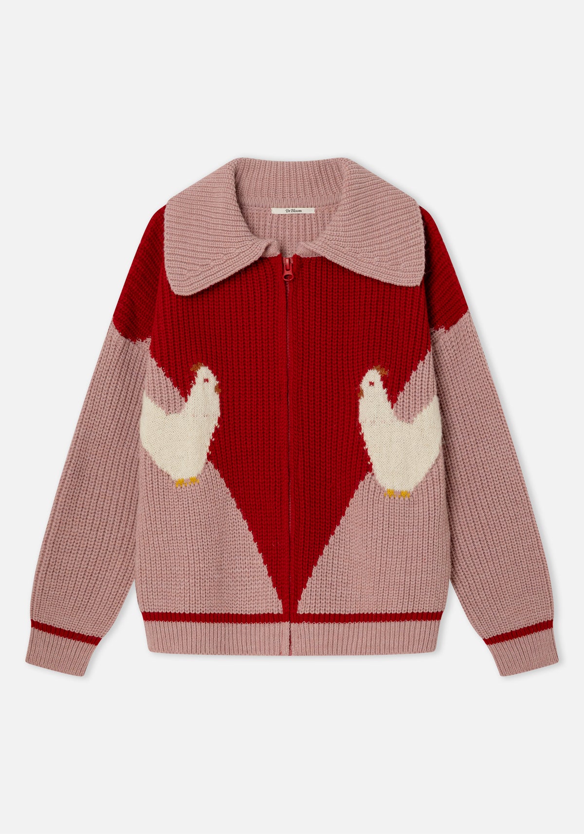 Jersey Cardigan Farm Rosa