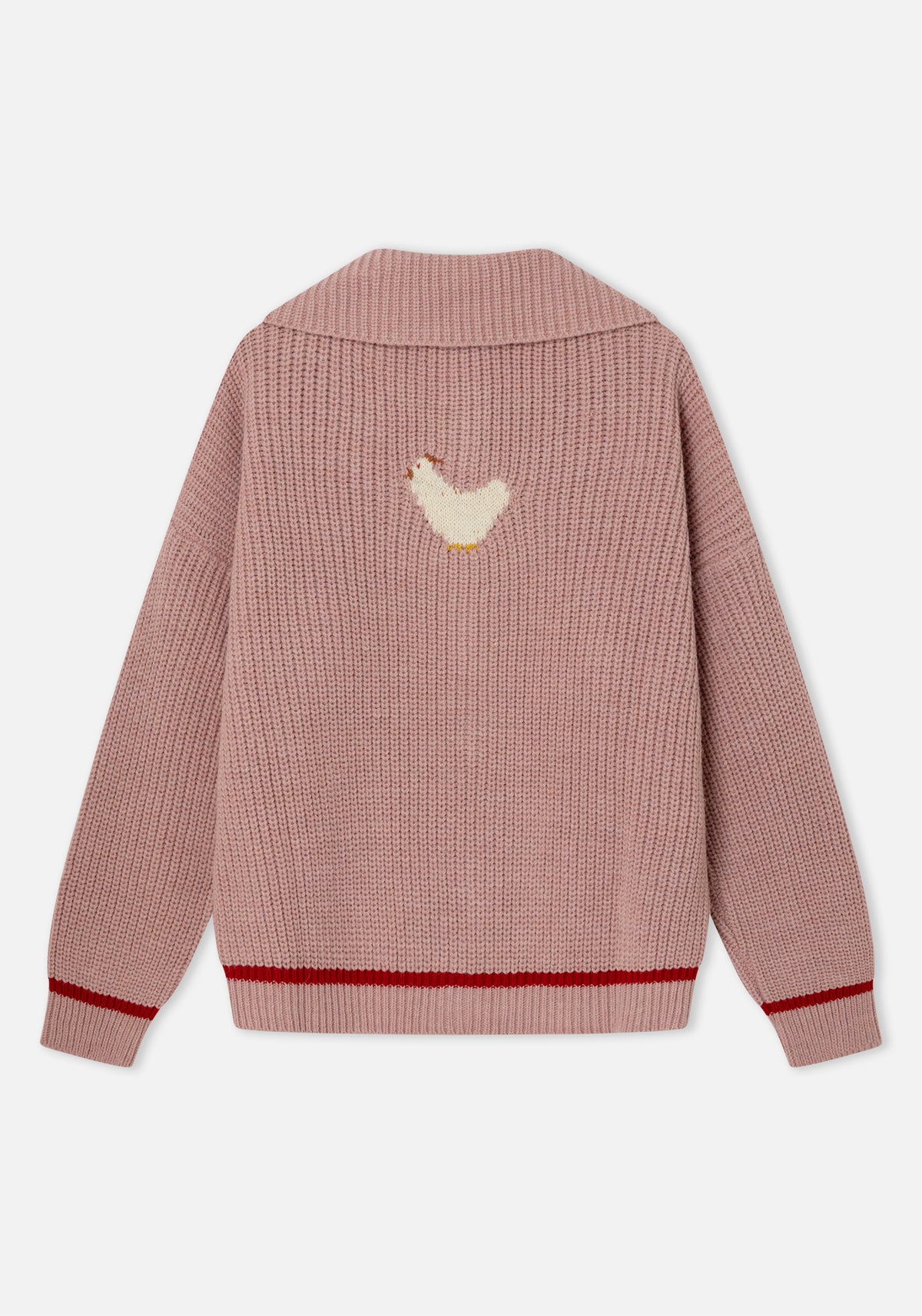 Jersey Cardigan Farm Rosa