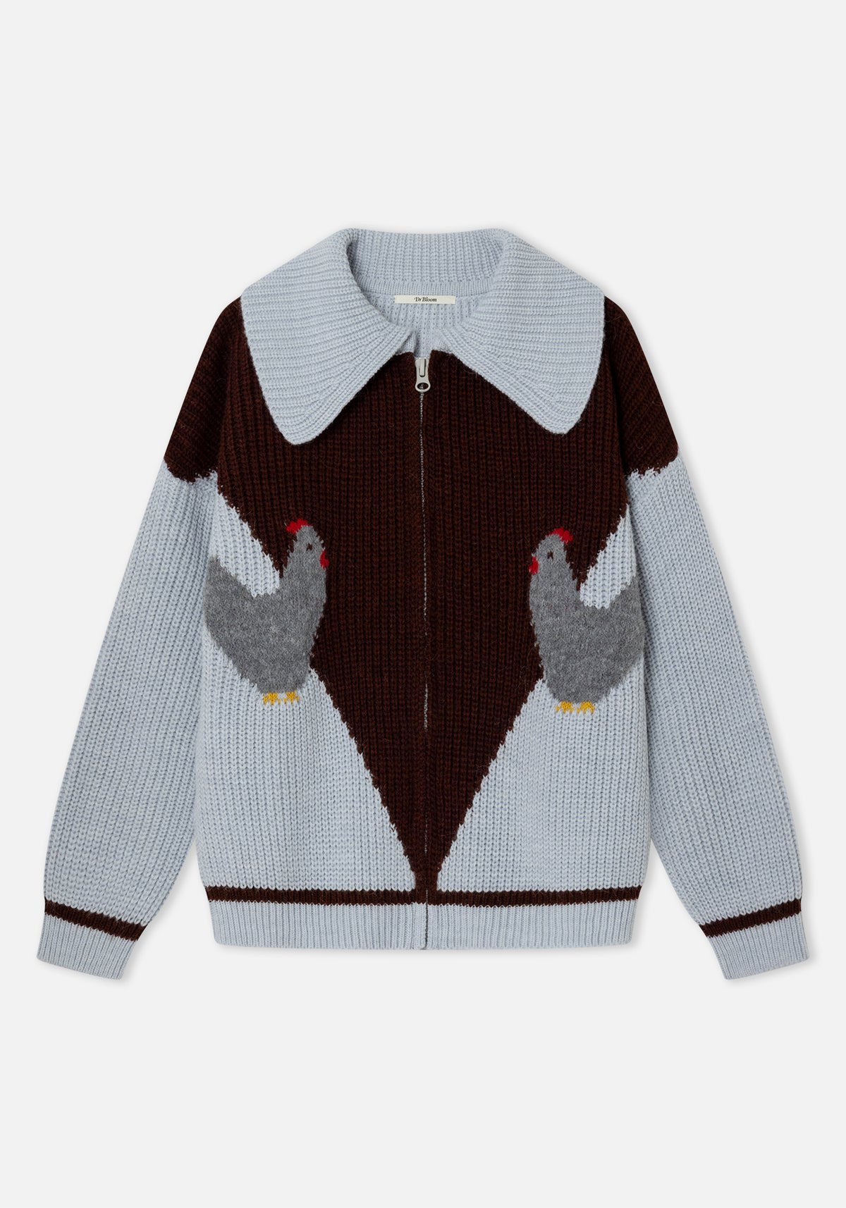 Farm Pullover Himmelblau