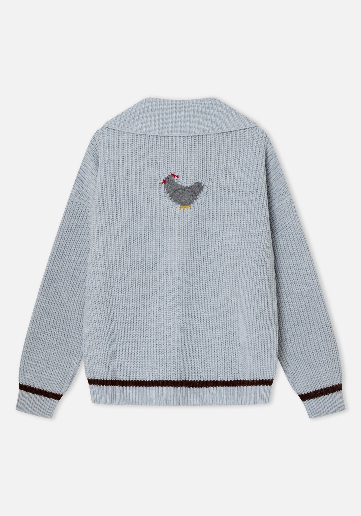Farm Pullover Himmelblau