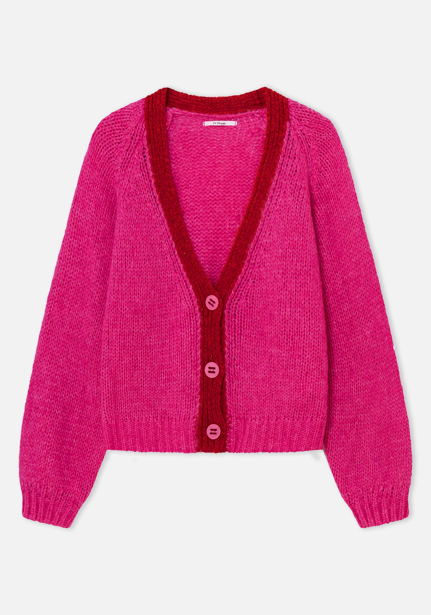 Pink Cocoon Cardigan
