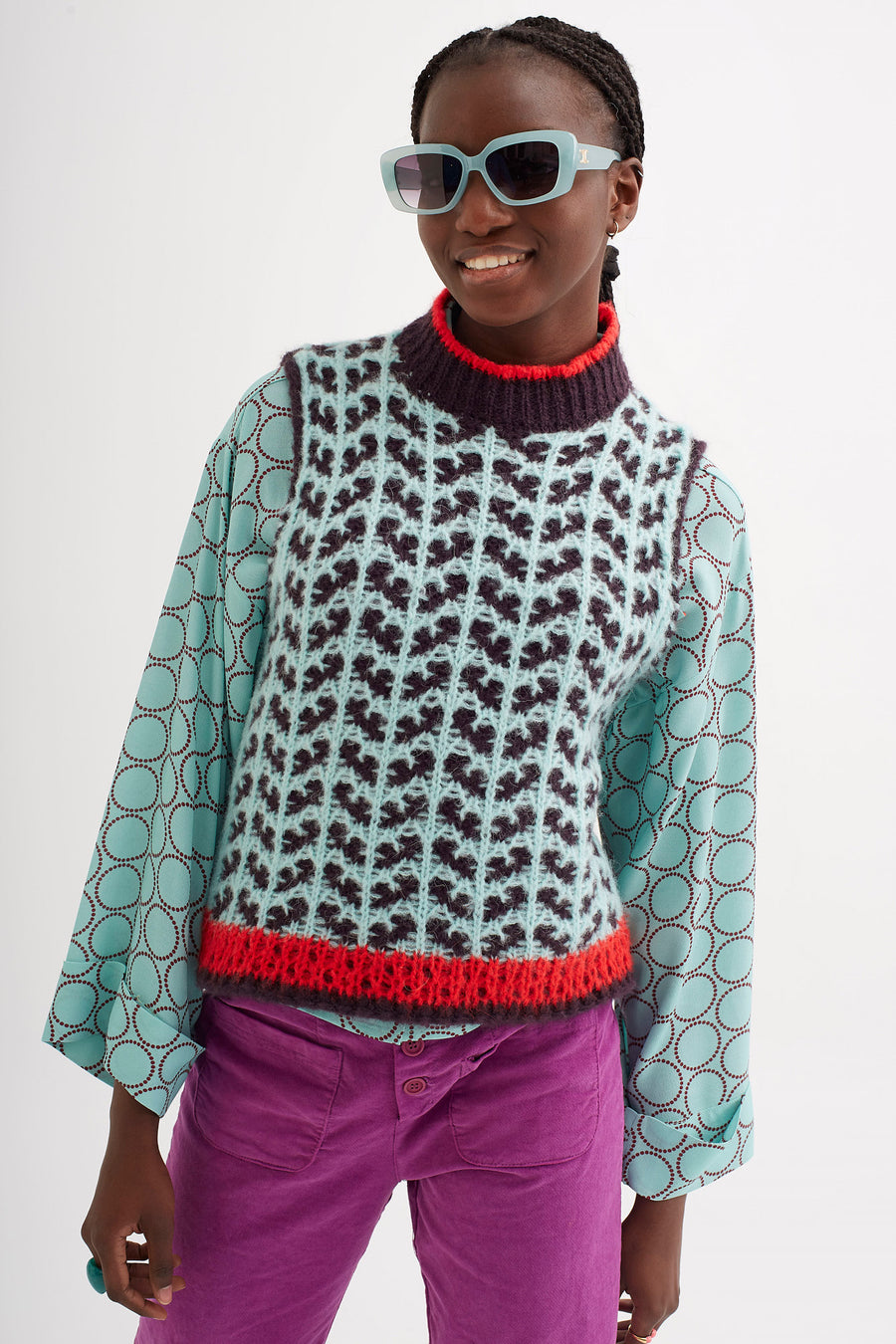 Sky Viola Vest