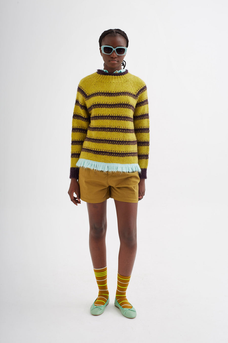 Green Sarao  Sweater