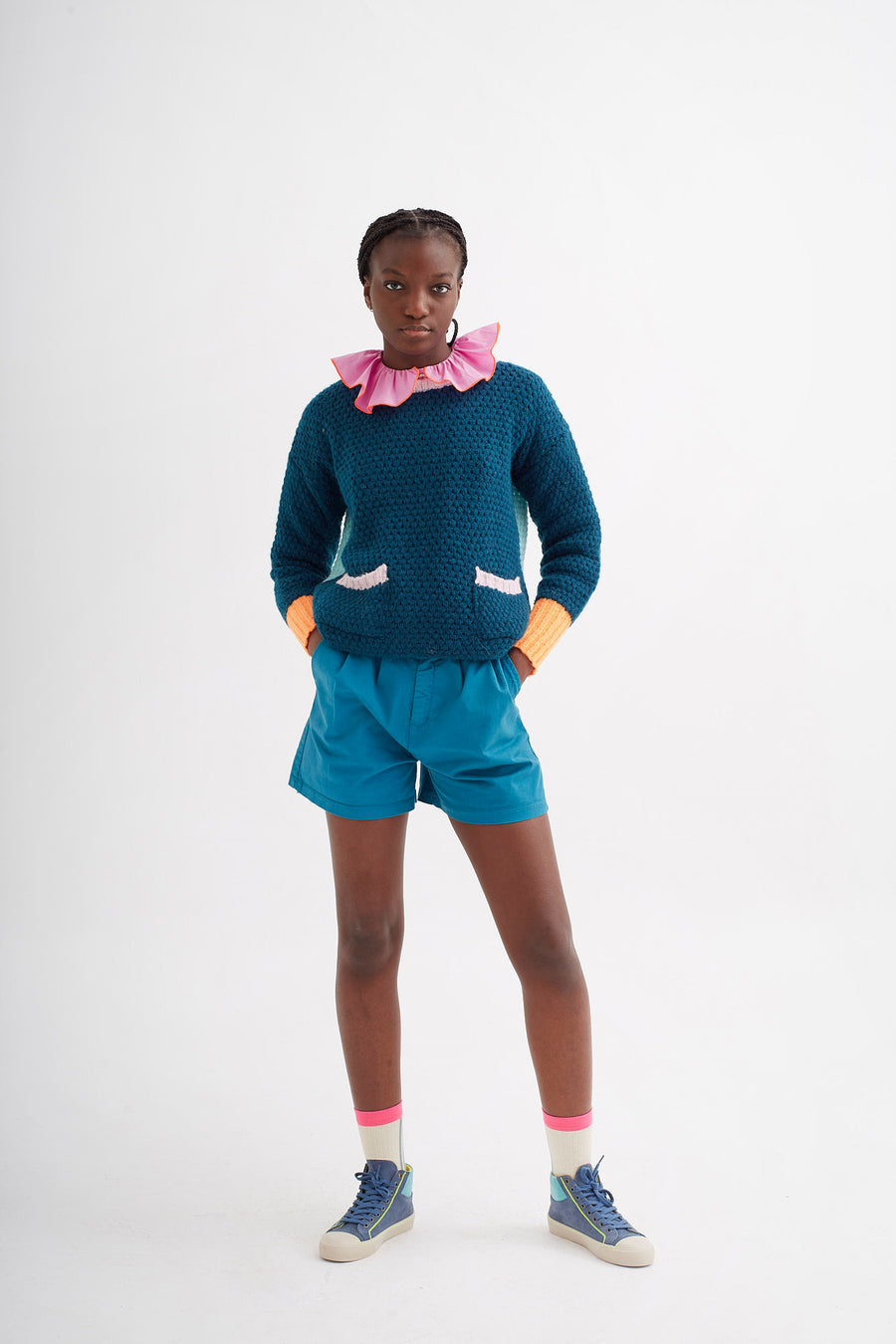 Turquoise Conga Sweater