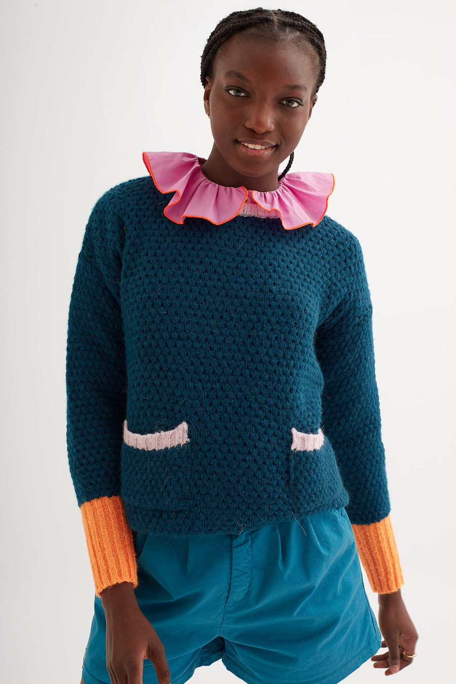 Turquoise Conga Sweater