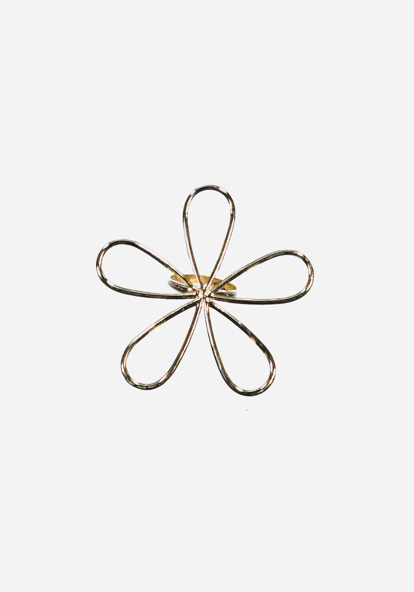 Maxi Flower Gold Ring